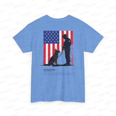 Law Enforcement Canine “Teamwork” Tee – Black Text