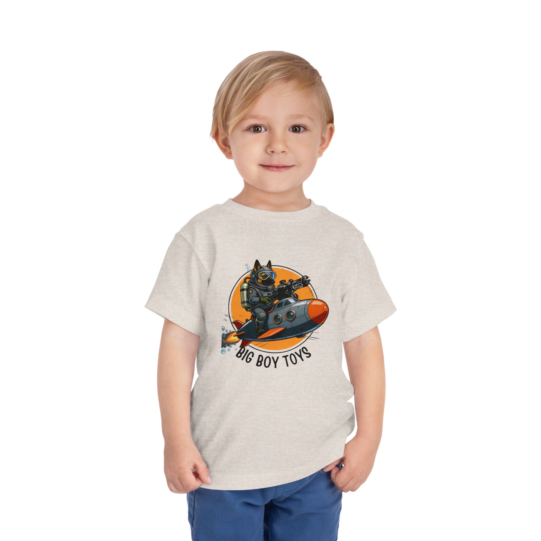 Copy of Toddler Tee — Big Boy Toys Submarine Pilot Dog Graphic Shirt - Image 13