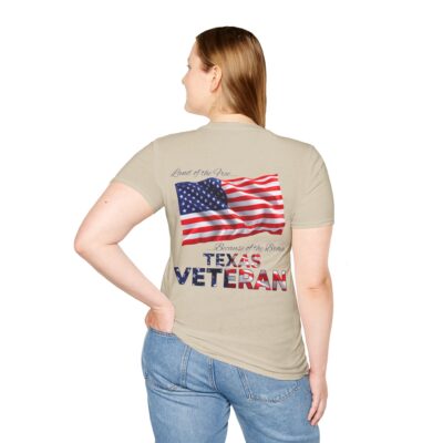 Texas Veteran T-Shirt — Home of the Brave American Flag Memorial Tee