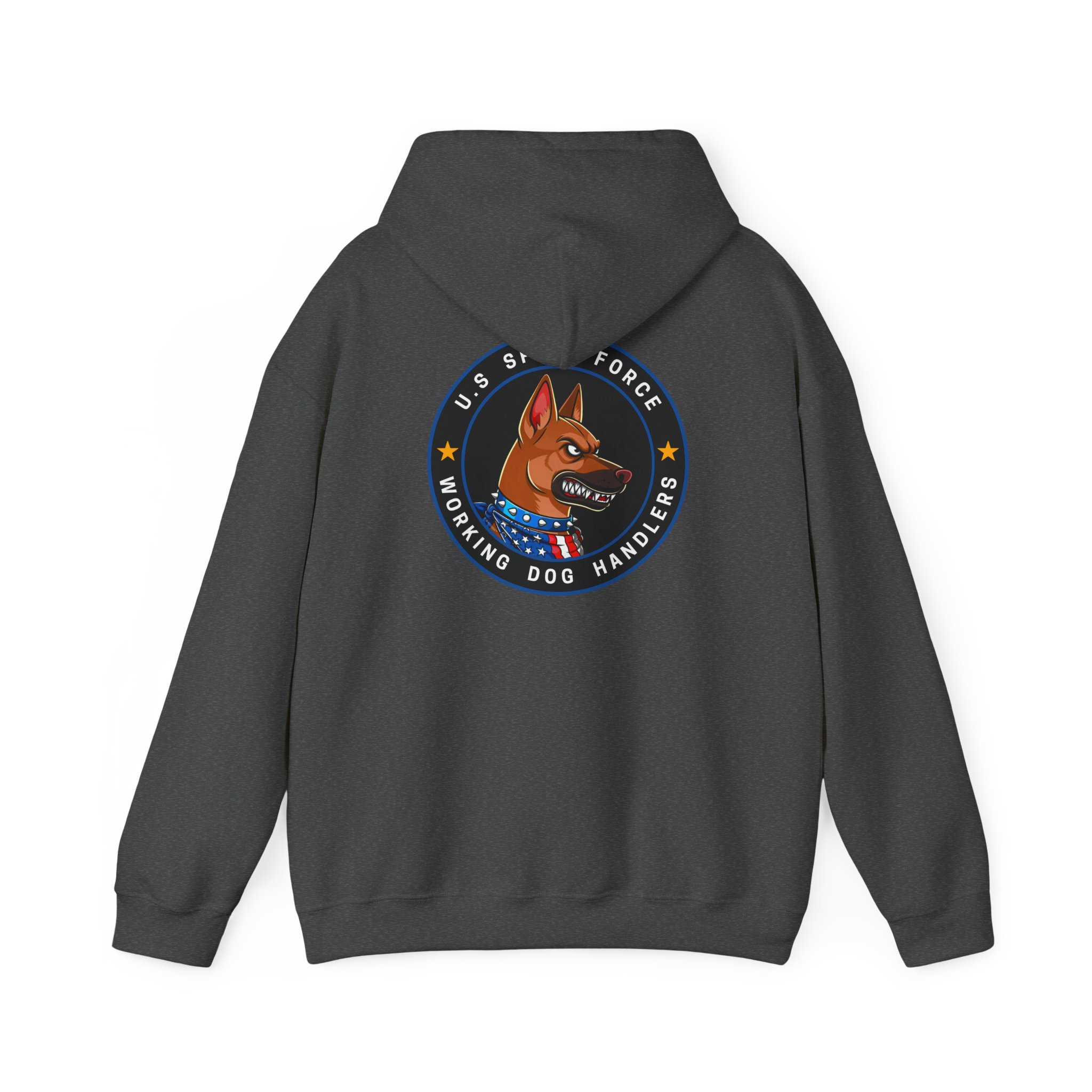 US Space Force Working Dog Handlers Hoodie — Patriotic K9 Unit Pullover - Image 2