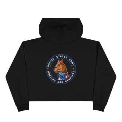 Crop Hoodie — U.S. ARMY Working Dog Handler Emblem