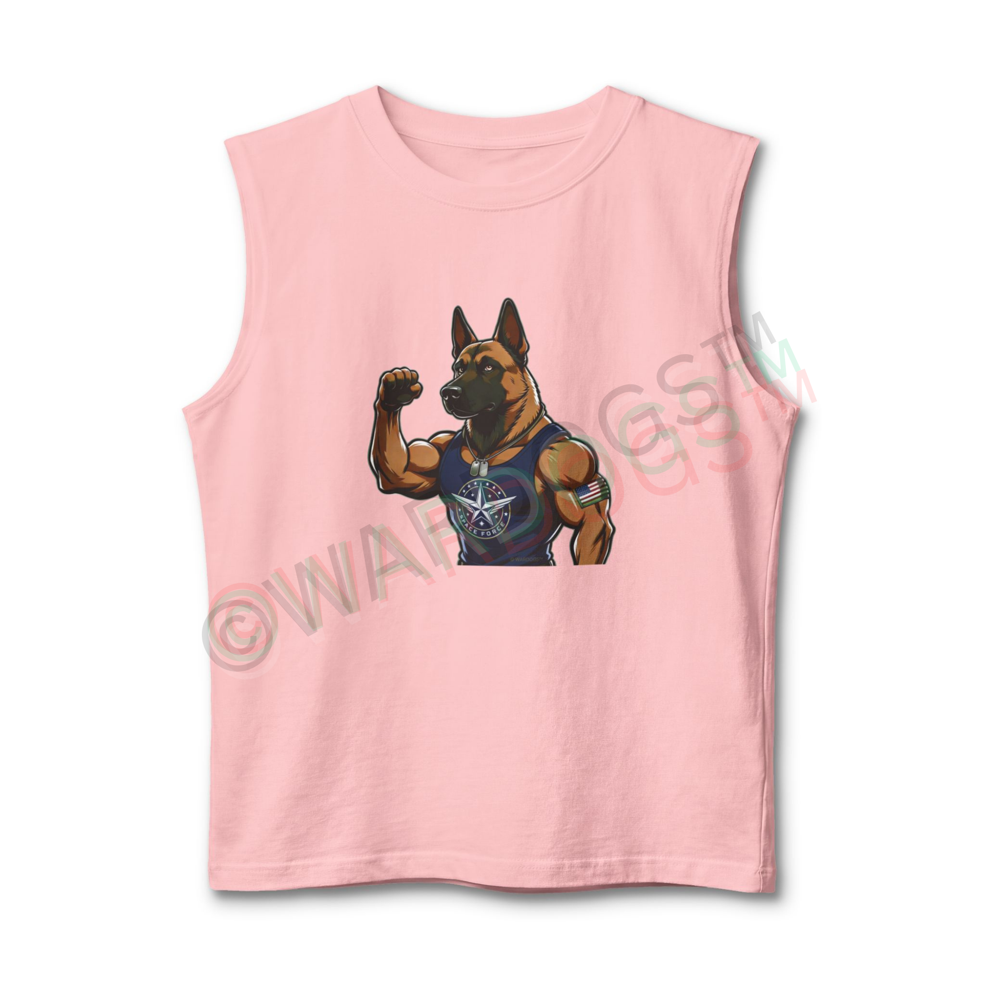 US Space Force Muscle Tank Top - "NO PAIN" - Image 8
