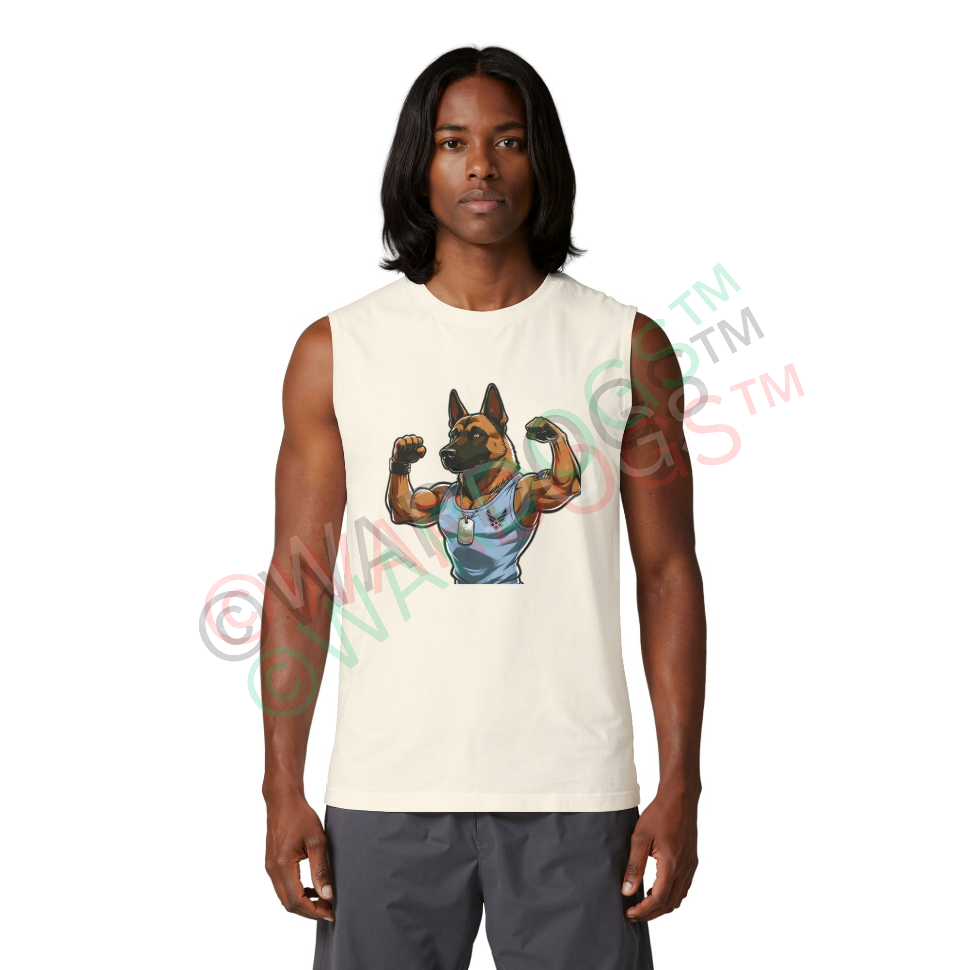 US AIR FORCE Muscle Dog Tank Top — "NO PAIN" - Image 7