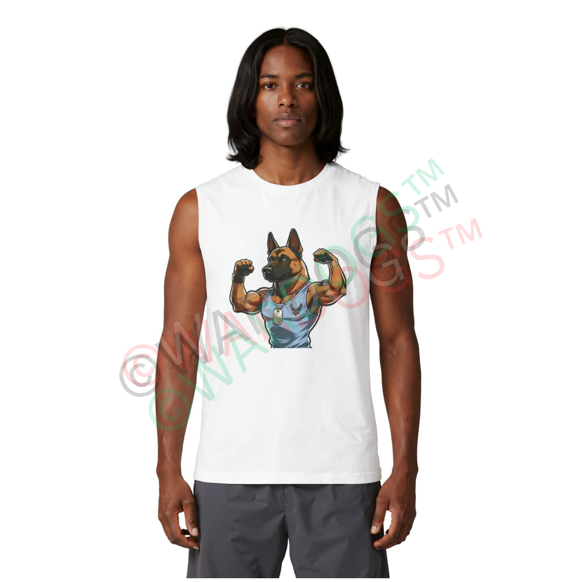 US AIR FORCE Muscle Dog Tank Top — "NO PAIN" - Image 9