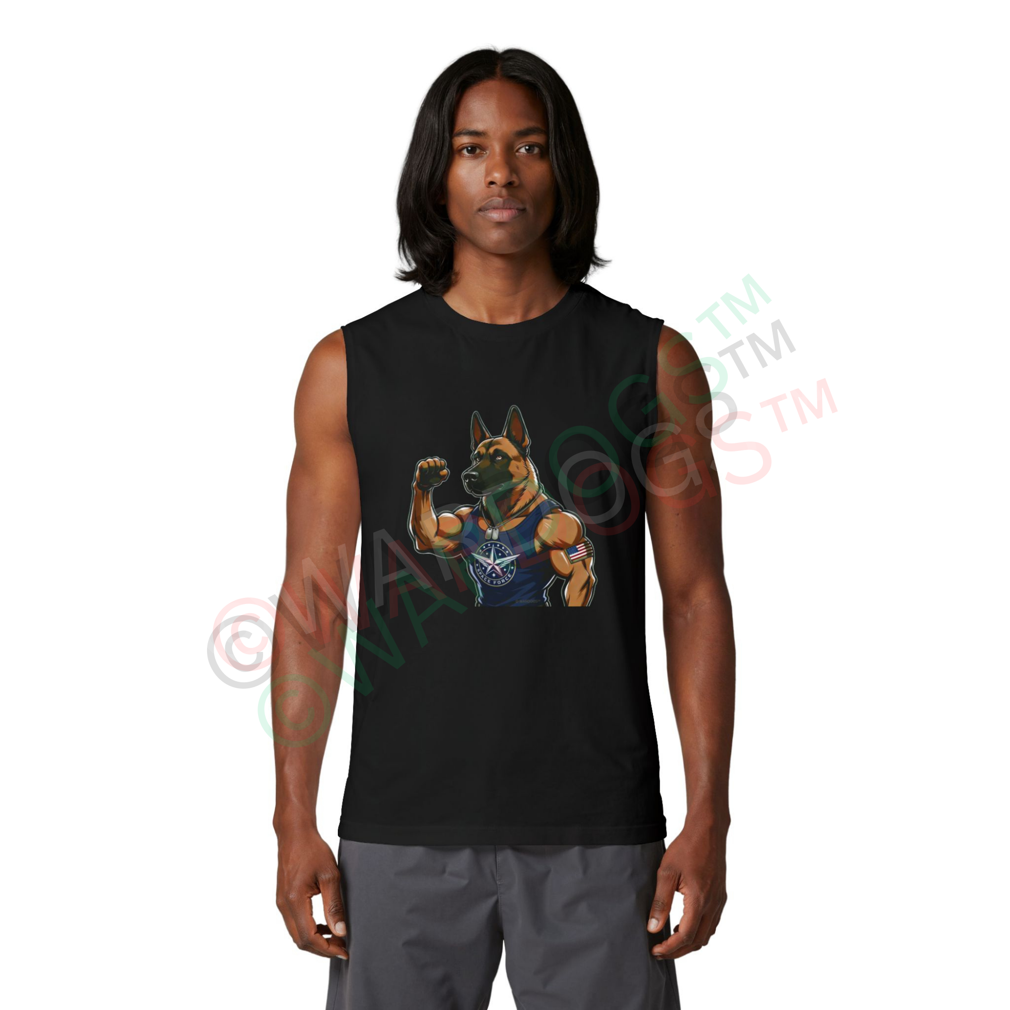 US Space Force Muscle Tank Top - "NO PAIN"