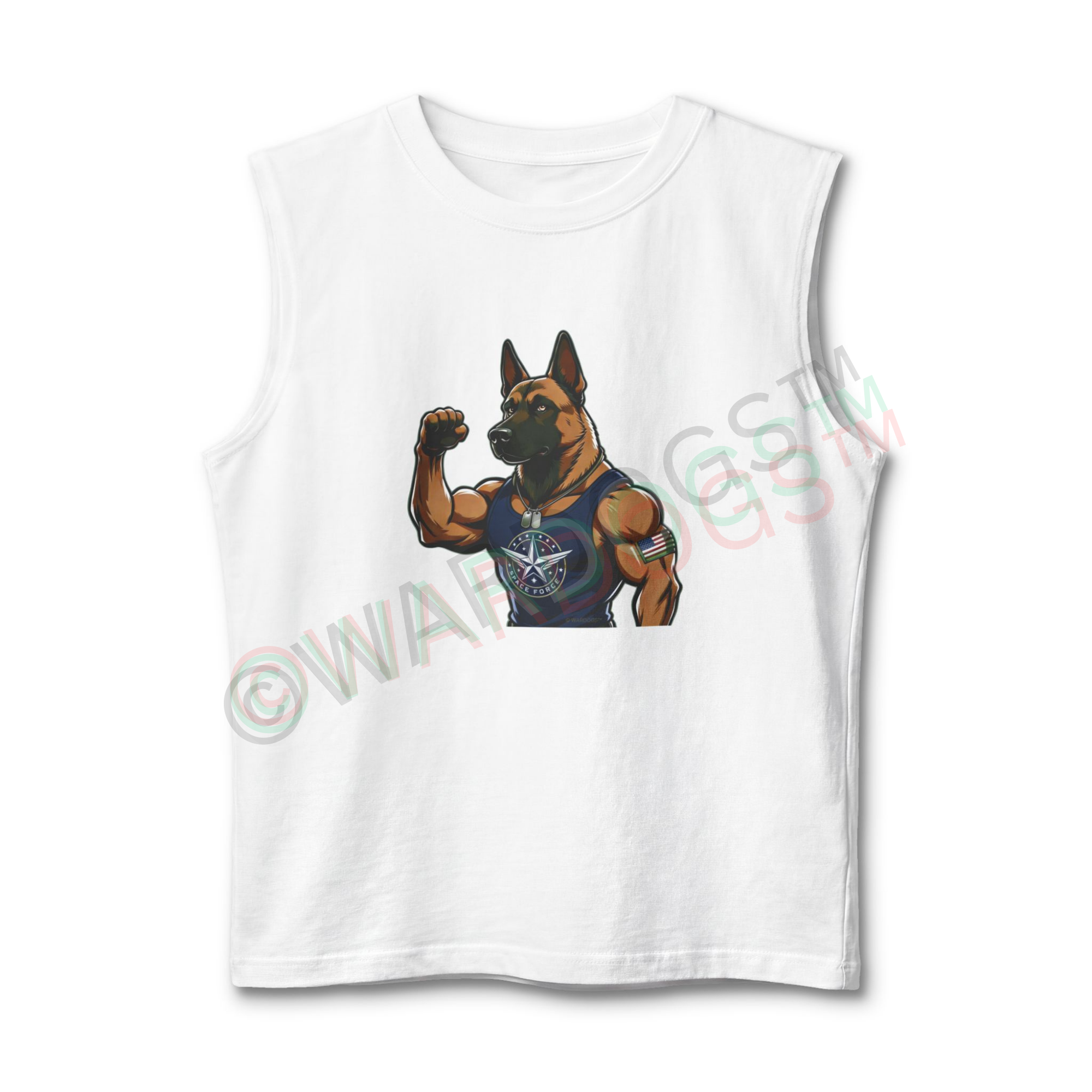 US Space Force Muscle Tank Top - "NO PAIN" - Image 7