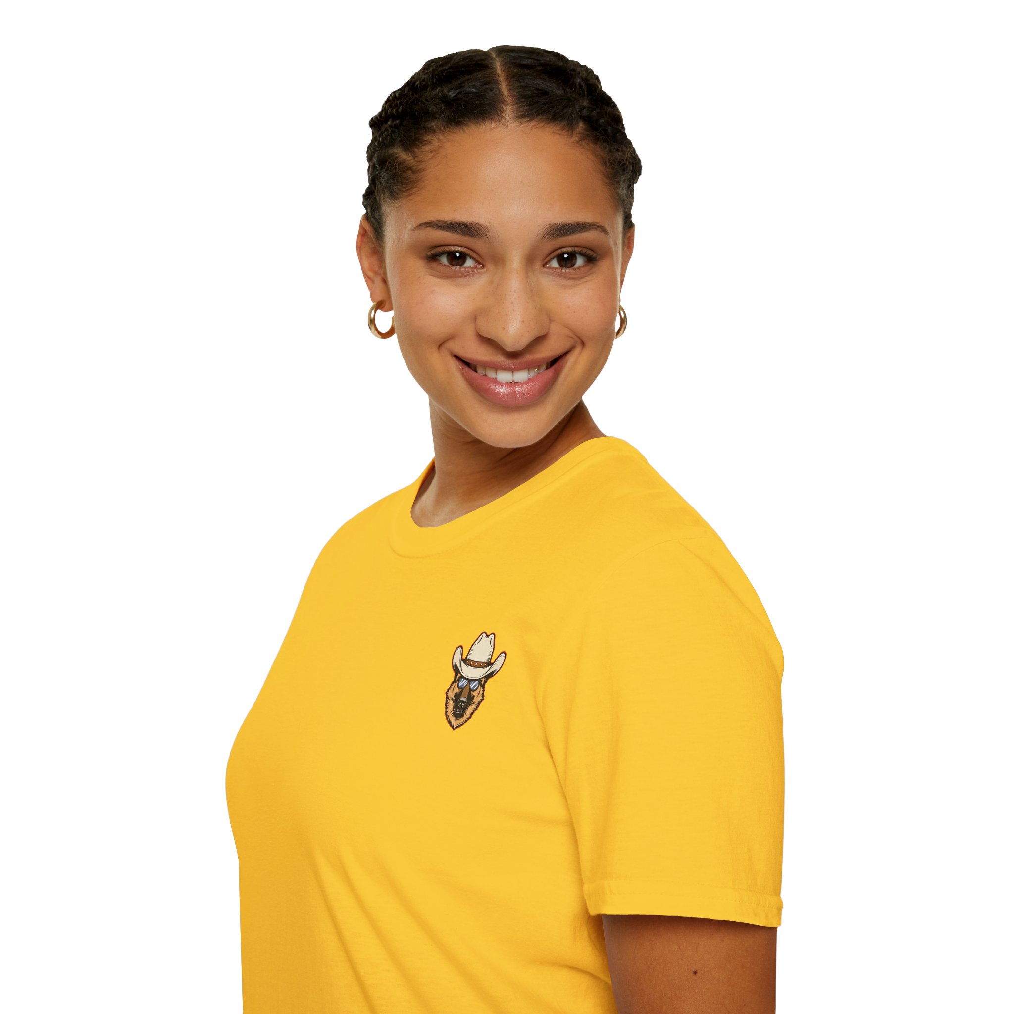 Sheriff Lawdogs T-Shirt — Cowboy Bear Badge Graphic Tee - Image 23