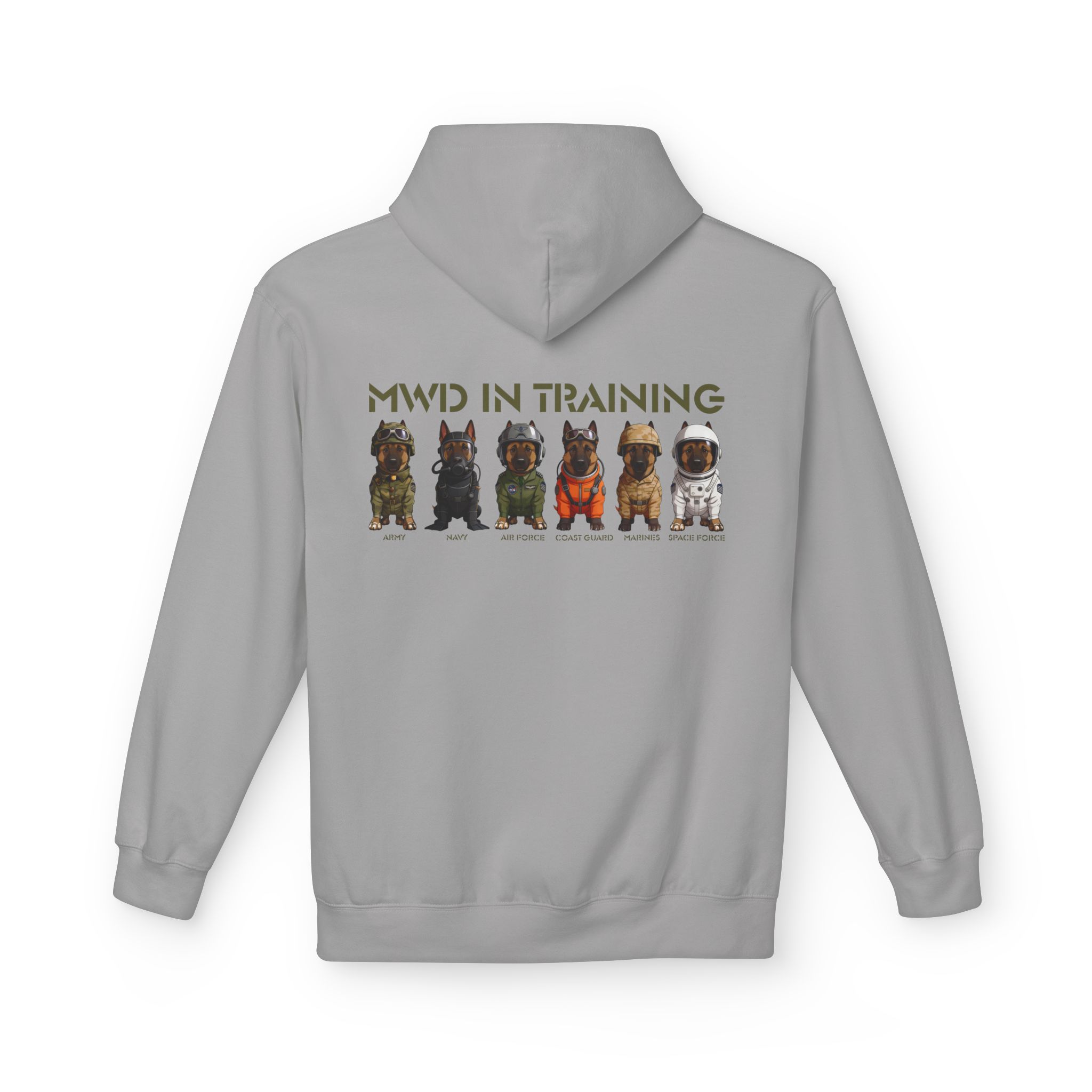 MWD in Training Hoodie — Military Working Dog Puppy Squad Sweatshirt - Image 5