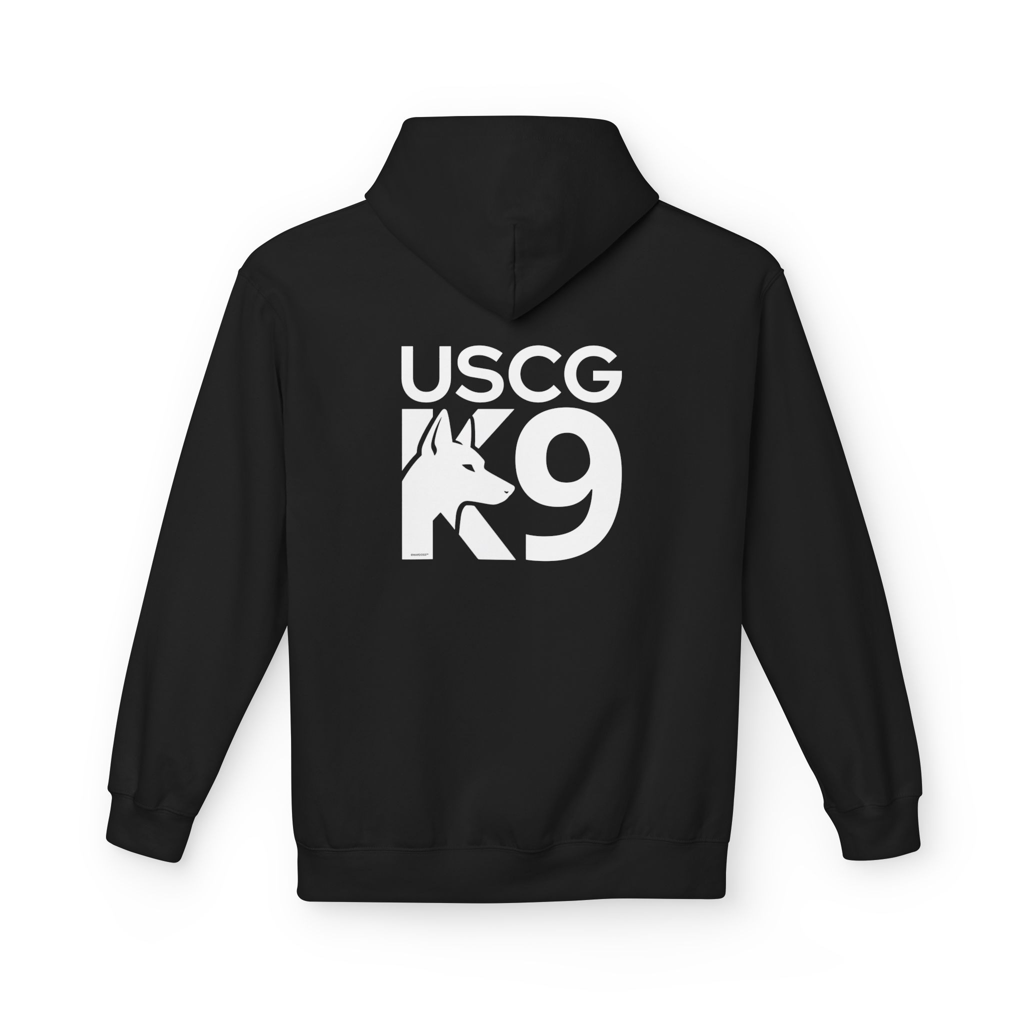US Coast Guard K9 Hoodie - Military Working Dog Hander and Veteran Themed