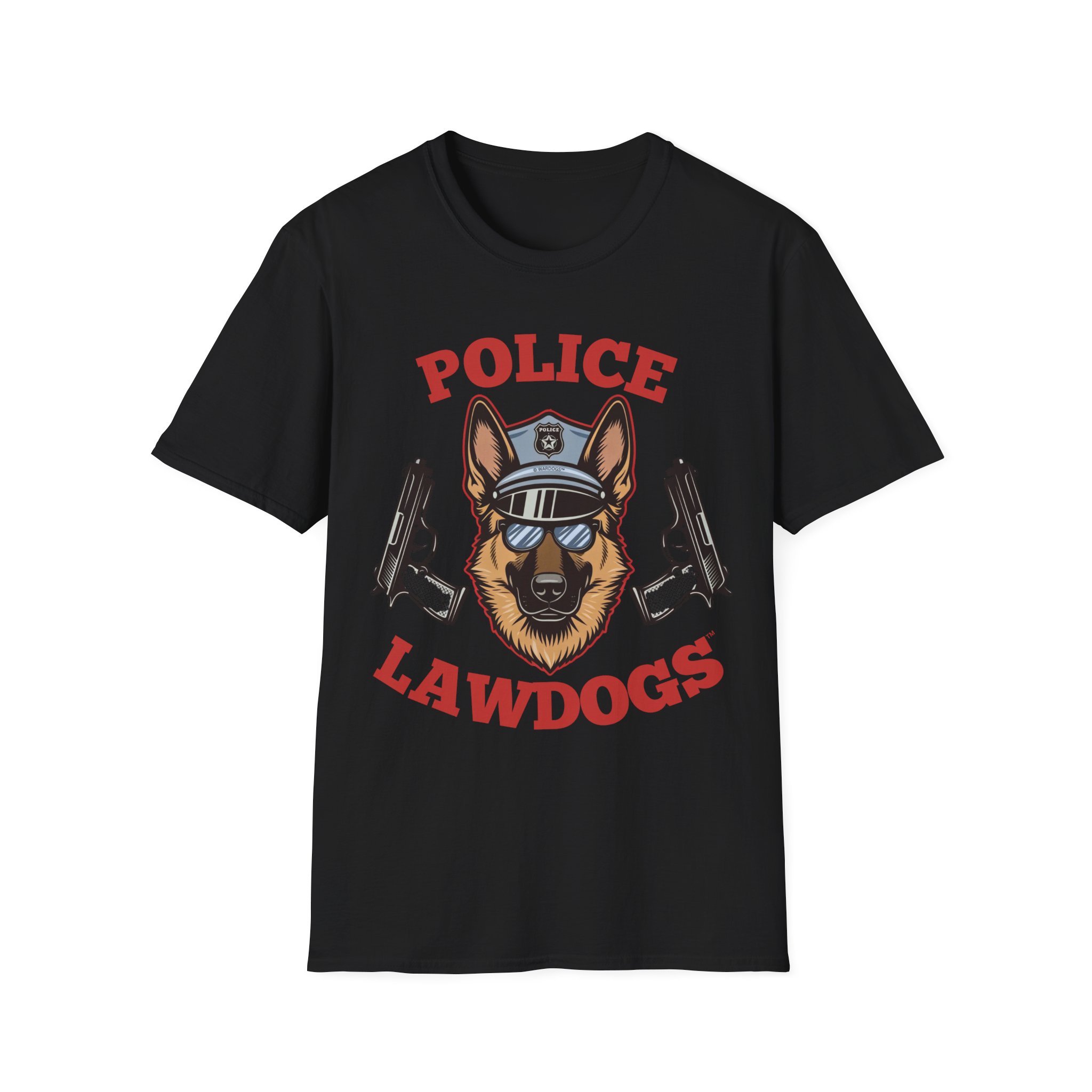 Police Lawdogs T-Shirt – K9 Handler German Shepherd Badge Tee - Image 5