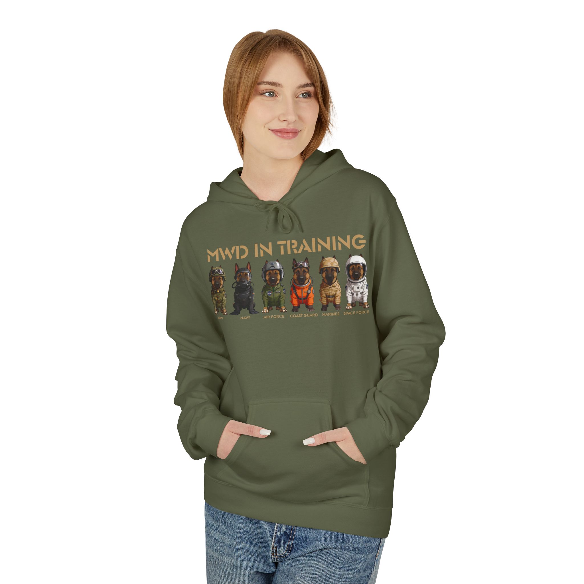 MWD in Training Hoodie — Military Working Dog Puppy Squad Sweatshirt - Image 14
