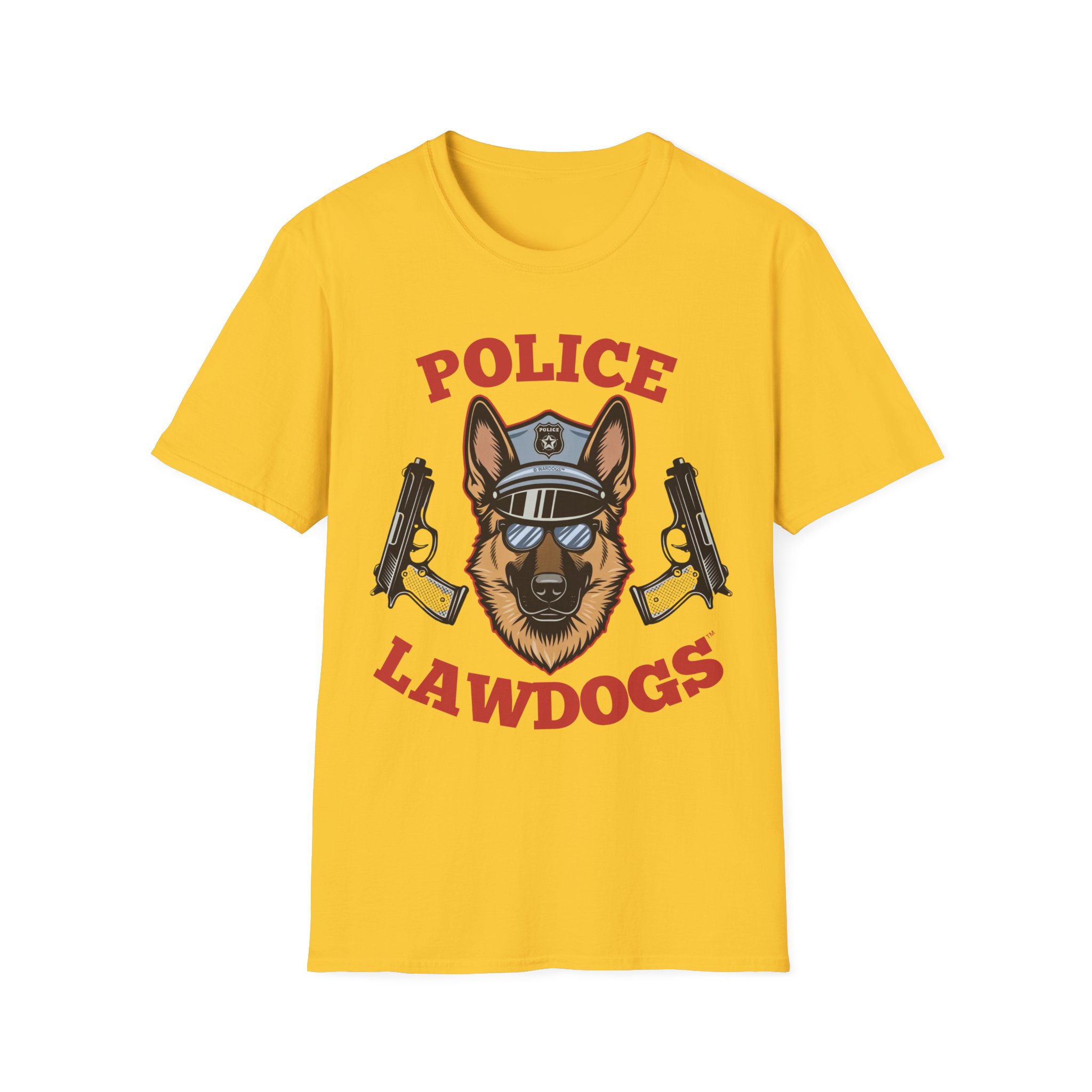 Police Lawdogs T-Shirt – K9 Handler German Shepherd Badge Tee - Image 21