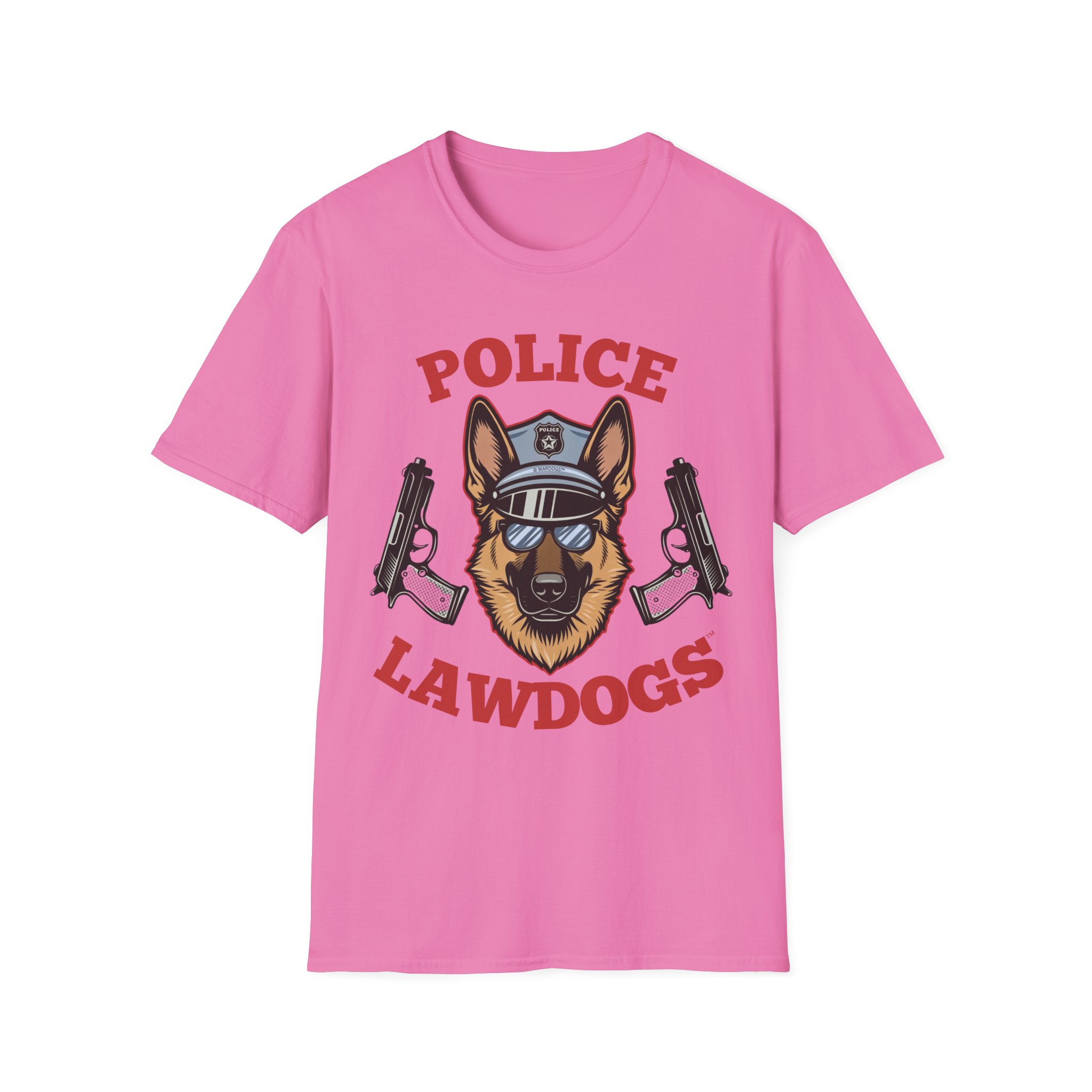Police Lawdogs T-Shirt – K9 Handler German Shepherd Badge Tee - Image 33