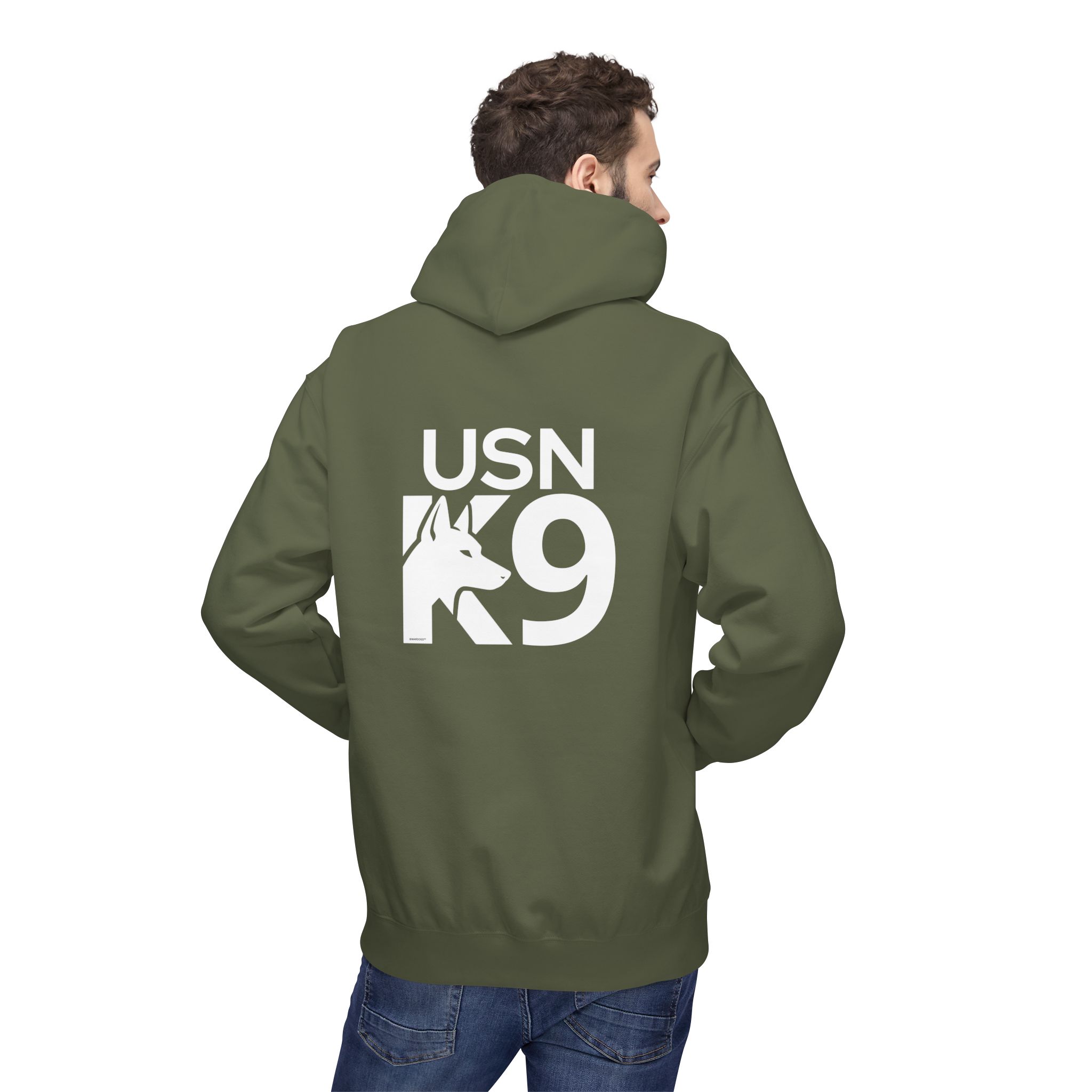 US Navy K9 Hoodie - Military Working Dog Support Pullover - Image 9