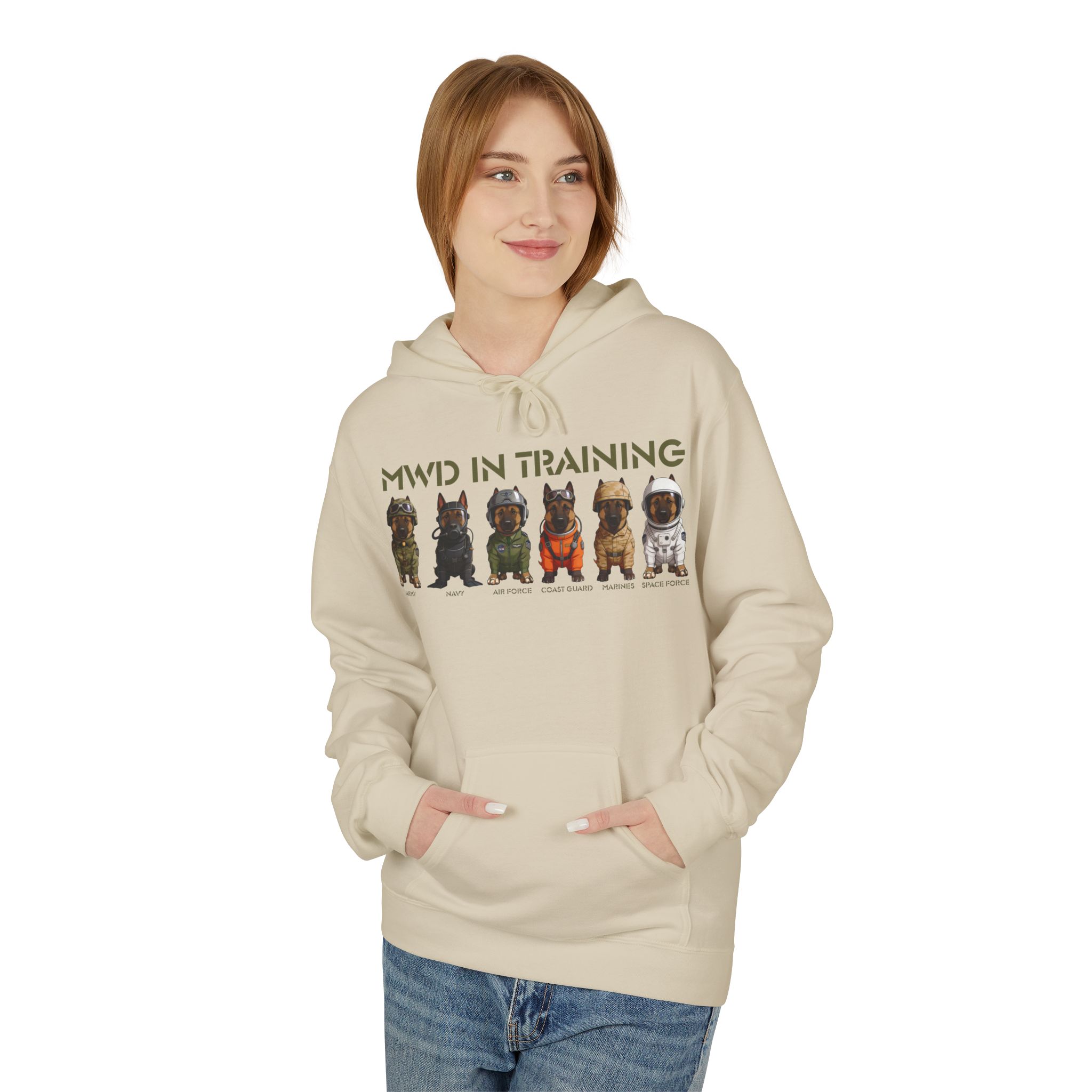 MWD in Training Hoodie — Military Working Dog Puppy Squad Sweatshirt - Image 11