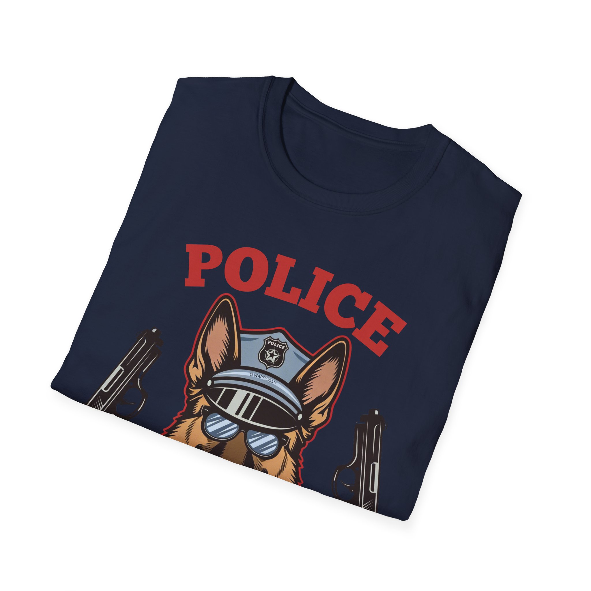 Police Lawdogs T-Shirt – K9 Handler German Shepherd Badge Tee - Image 32