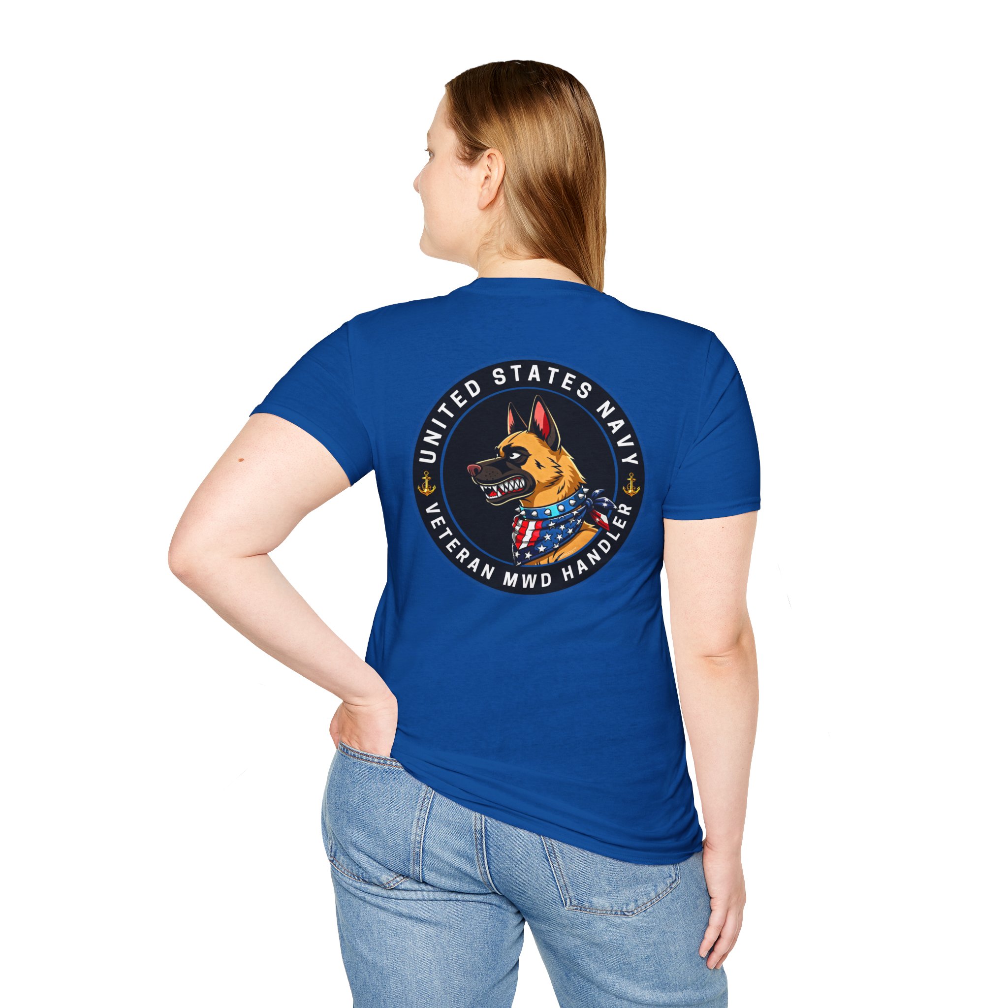 U. S. Navy Veteran MWD Handler T-Shirt - Image 36