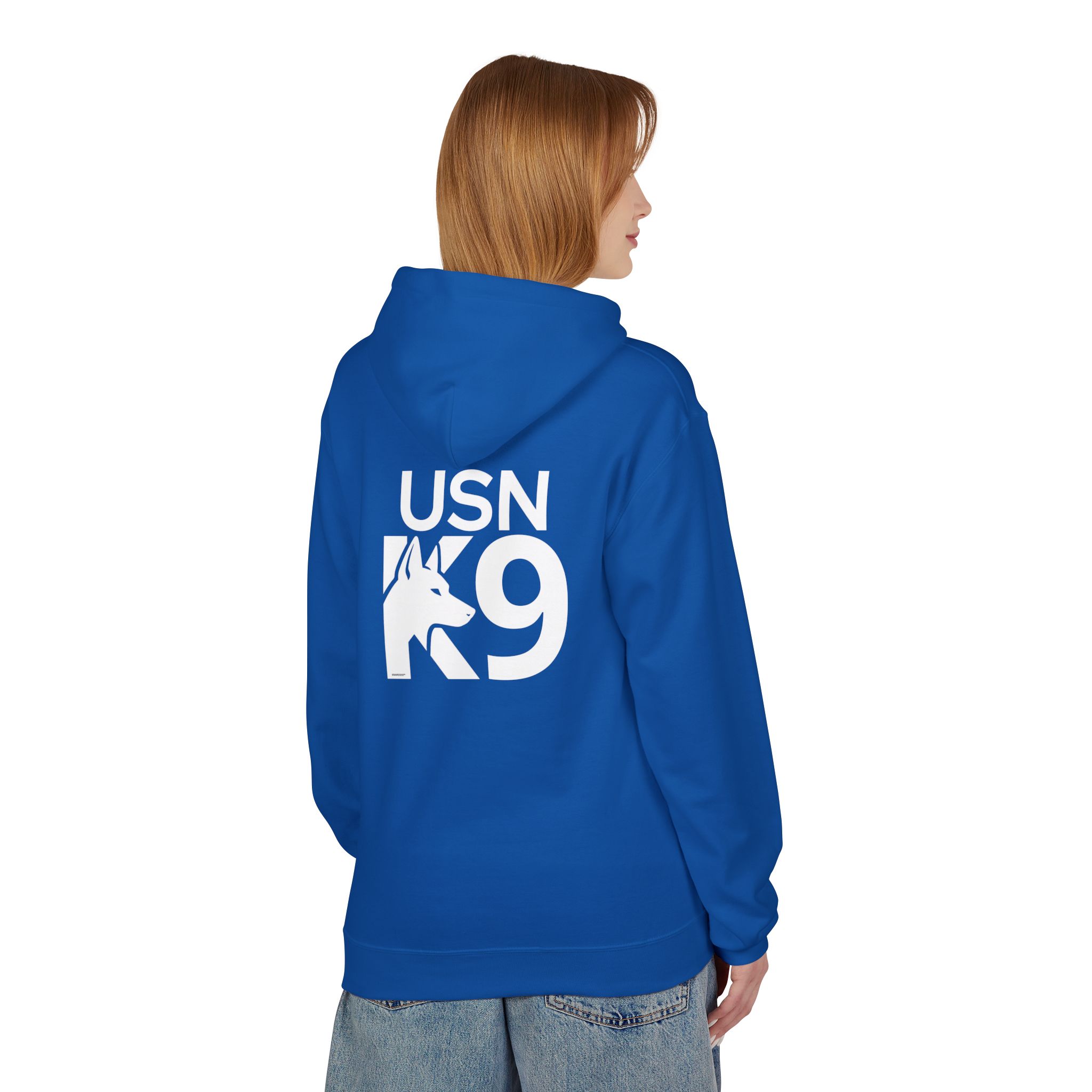 US Navy K9 Hoodie - Military Working Dog Support Pullover