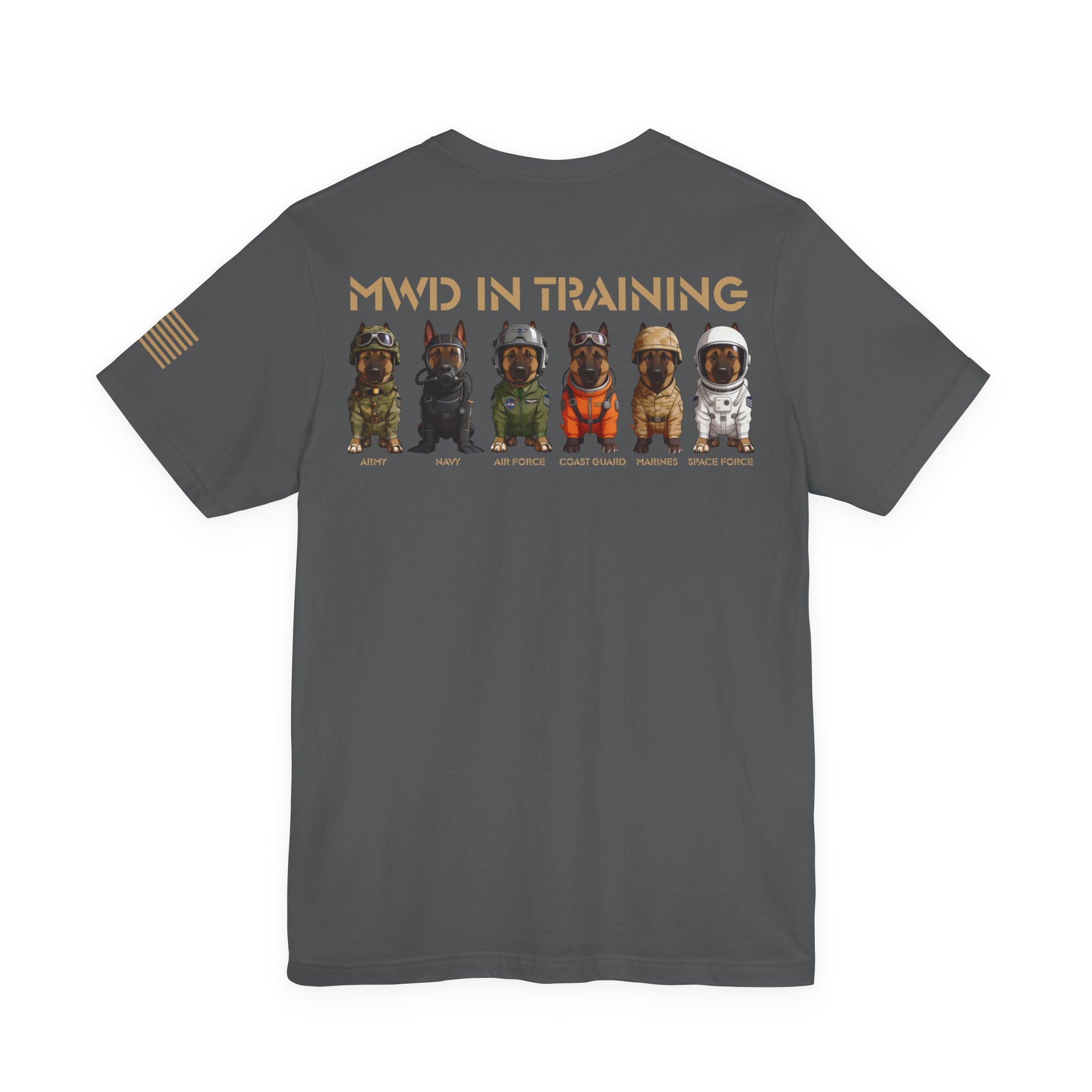 MWD In Training Tee — Military Working Dog Puppies Graphic T‑Shirt - Image 4