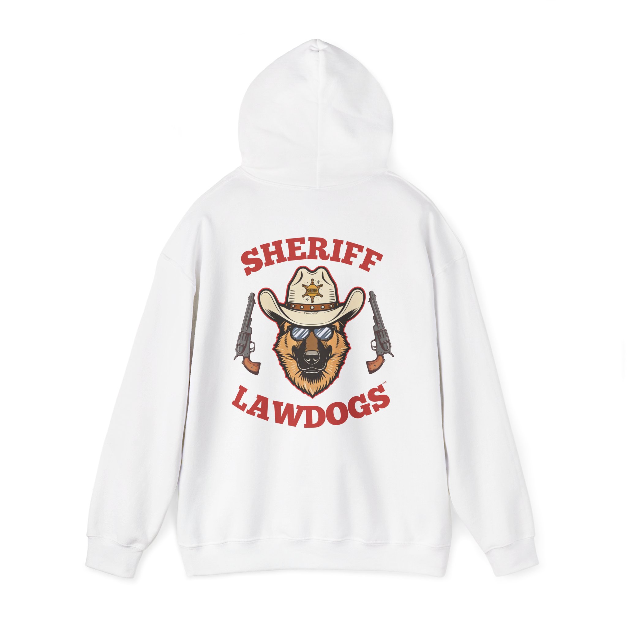Sheriff Lawdogs Hoodie — Western German Shepherd Sheriff Pullover