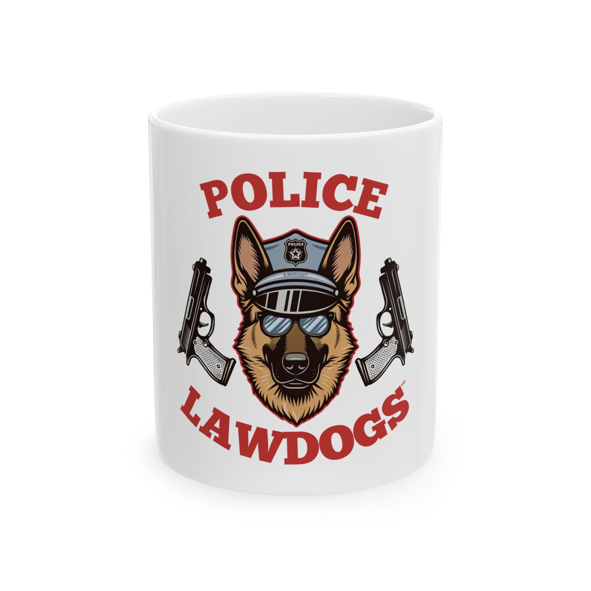 Police Lawdogs Ceramic Mug – K9 Officer Coffee Cup (11oz & 15oz)