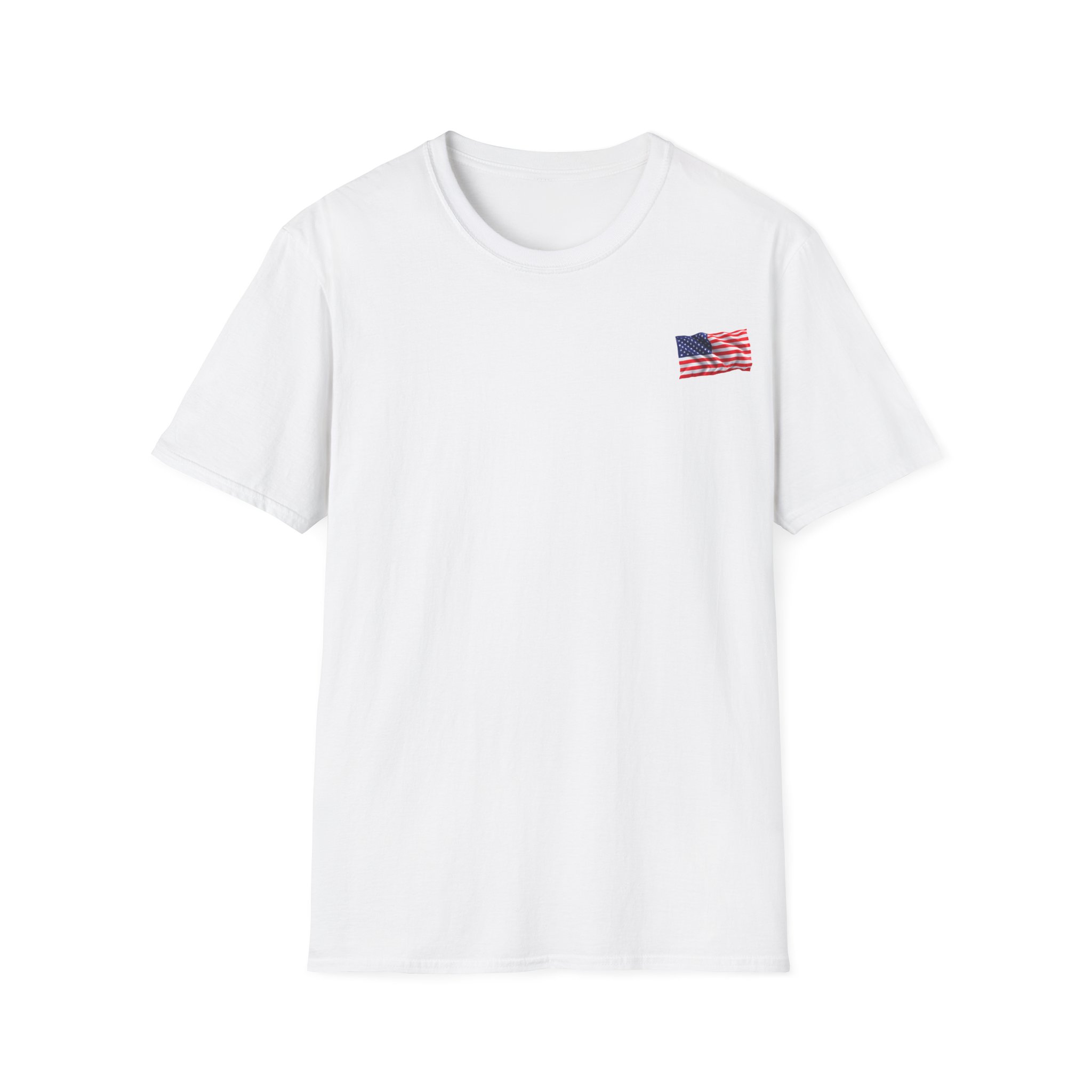 Veteran Space Force T-Shirt — "Land of the Free...Because of the Brave" USA Flag - Image 9