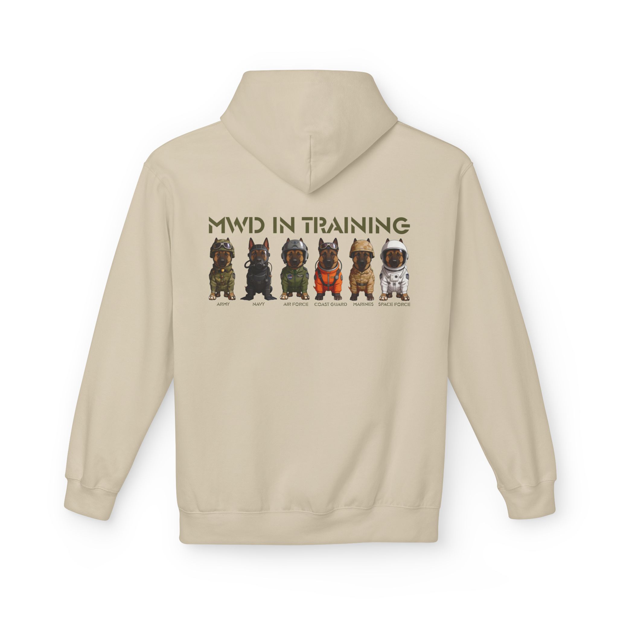 MWD in Training Hoodie — Military Working Dog Puppy Squad Sweatshirt - Image 9