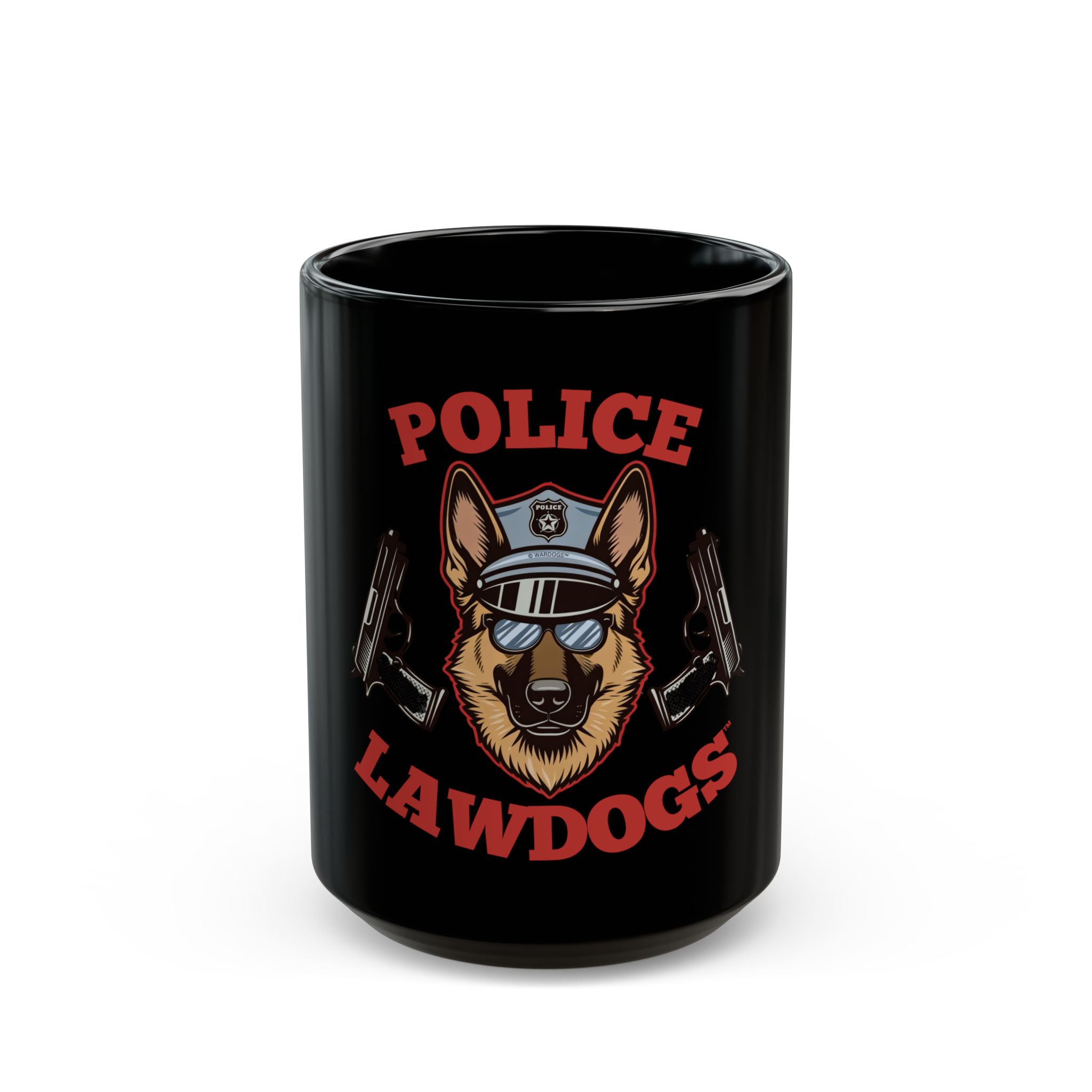 Police Lawdogs Black Ceramic Mug – K9 Officer Coffee Cup (11oz/15oz) - Image 5