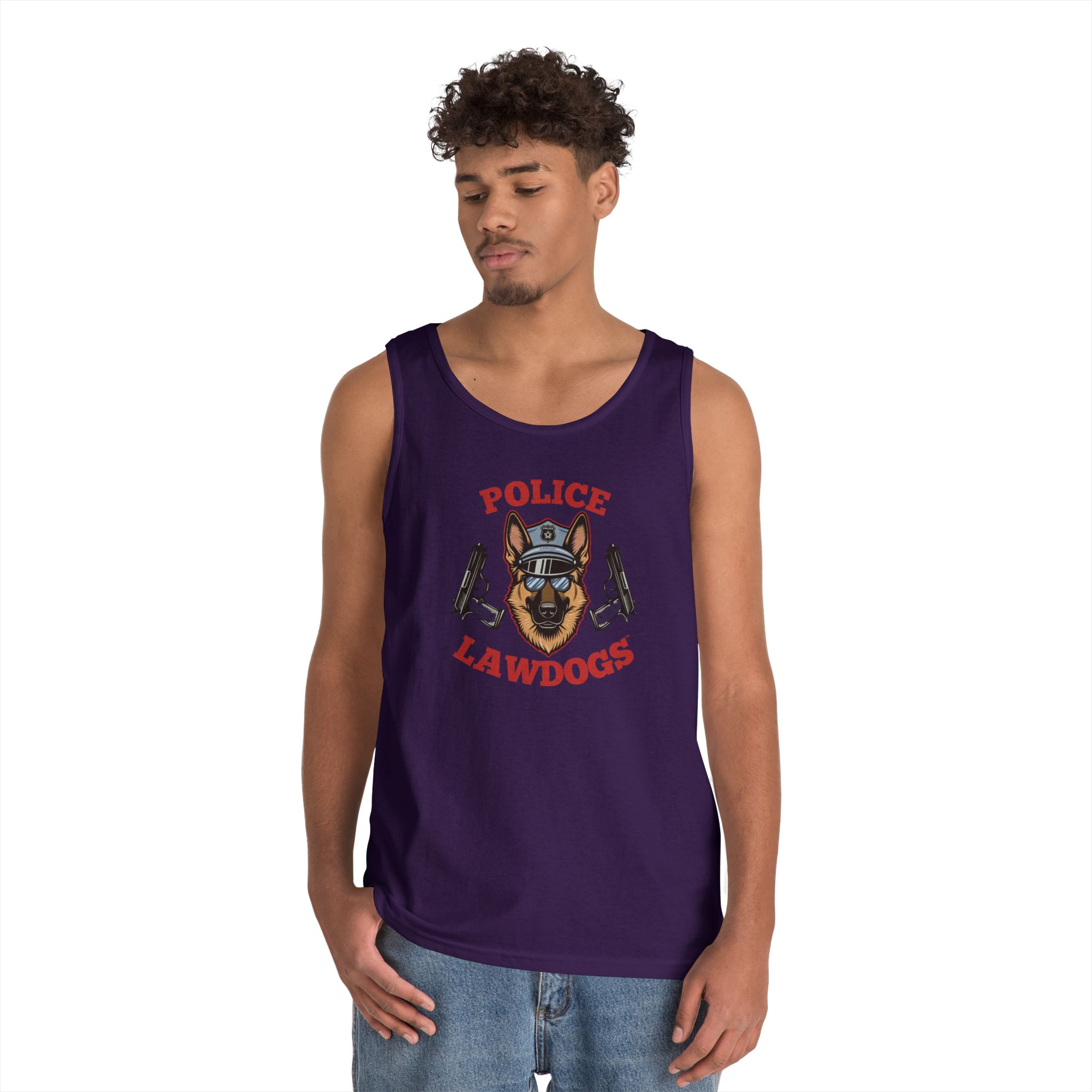 Police Lawdogs Tank Top — K9 Unit Tribute Muscle Tee - Image 28