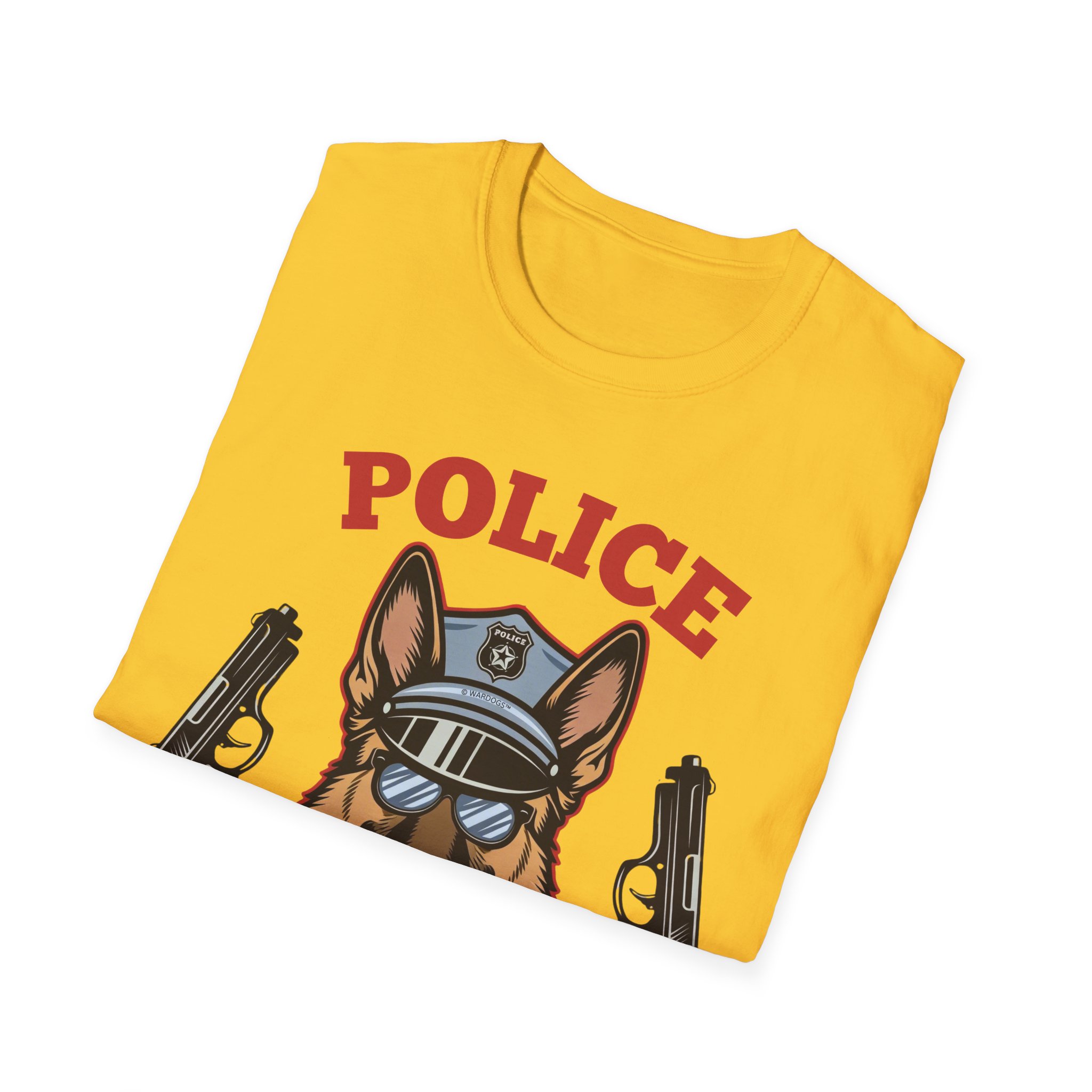 Police Lawdogs T-Shirt – K9 Handler German Shepherd Badge Tee - Image 24