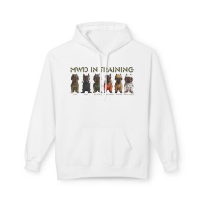 MWD in Training Hoodie — Military Working Dog Puppy Squad Sweatshirt