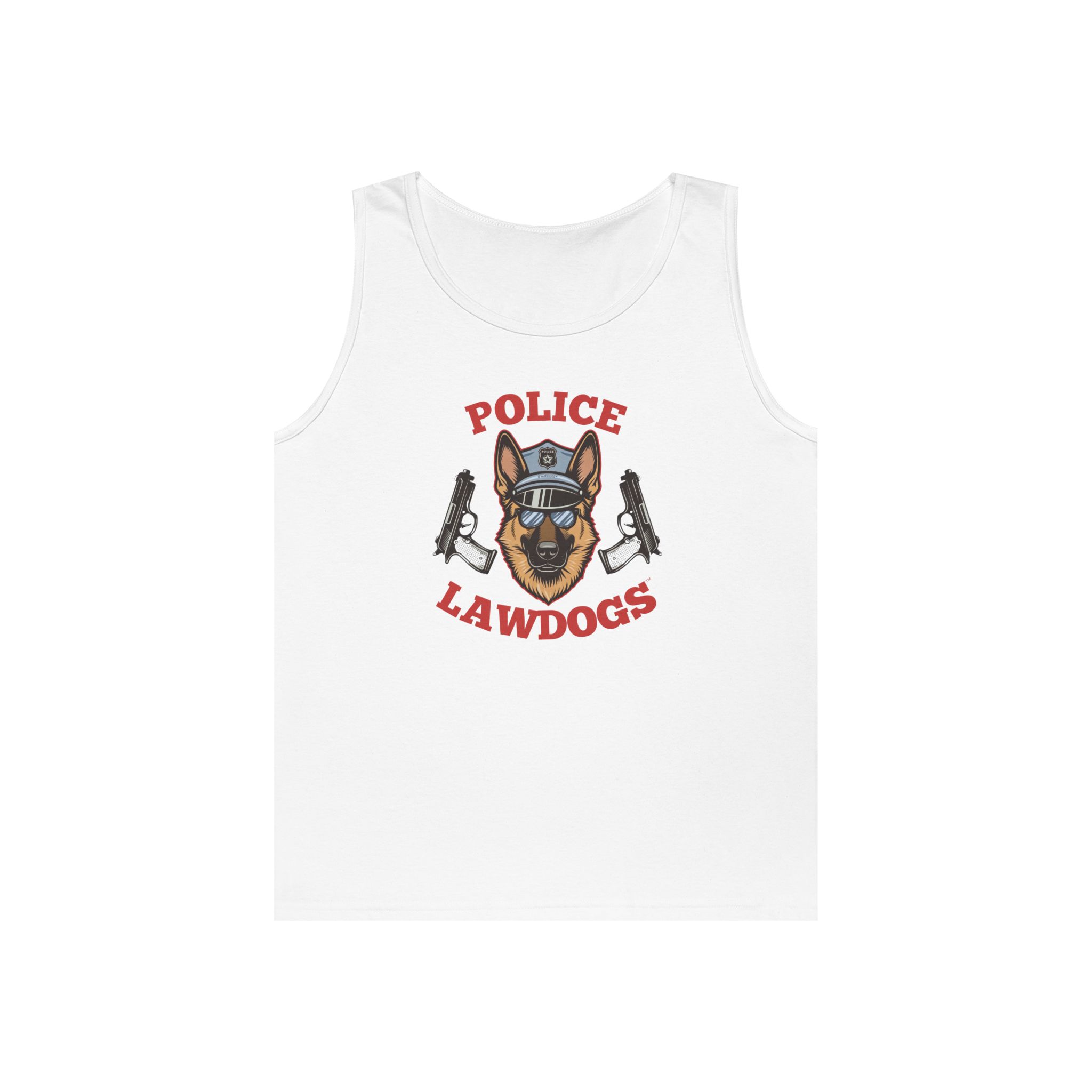 Police Lawdogs Tank Top — K9 Unit Tribute Muscle Tee