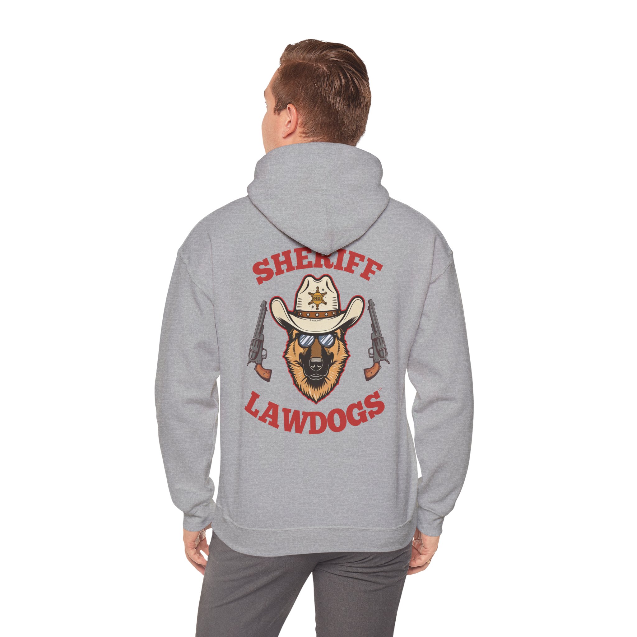 Sheriff Lawdogs Hoodie — Western German Shepherd Sheriff Pullover - Image 8