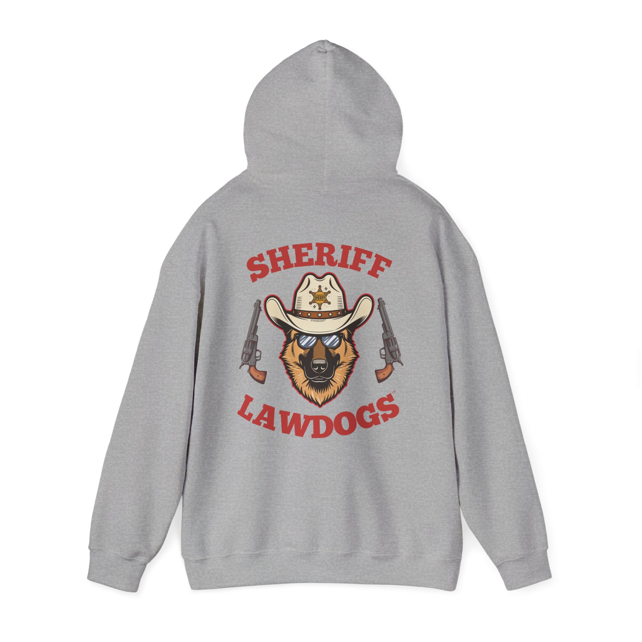 Sheriff Lawdogs Hoodie — Western German Shepherd Sheriff Pullover - Image 7
