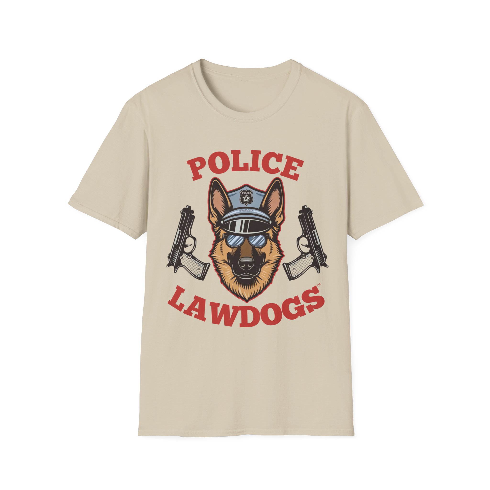 Police Lawdogs T-Shirt – K9 Handler German Shepherd Badge Tee - Image 9