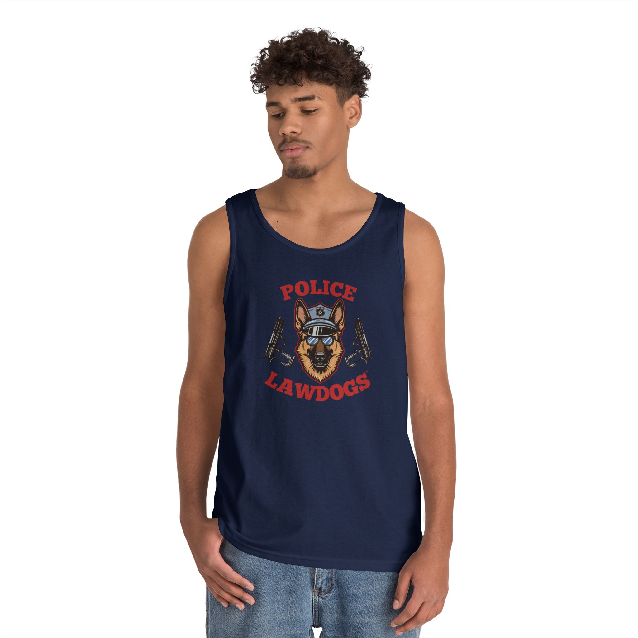 Police Lawdogs Tank Top — K9 Unit Tribute Muscle Tee - Image 24