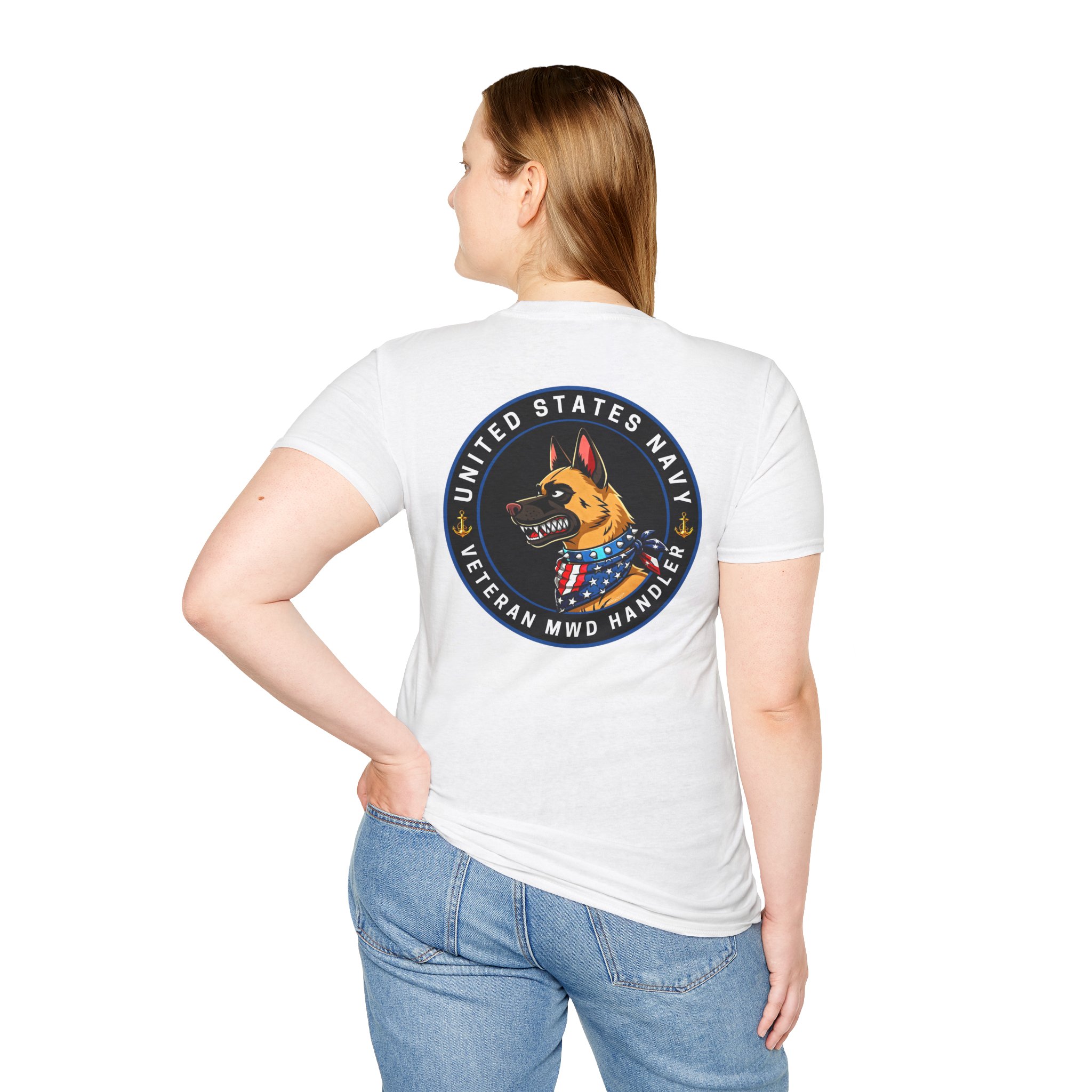 U. S. Navy Veteran MWD Handler T-Shirt - Image 8