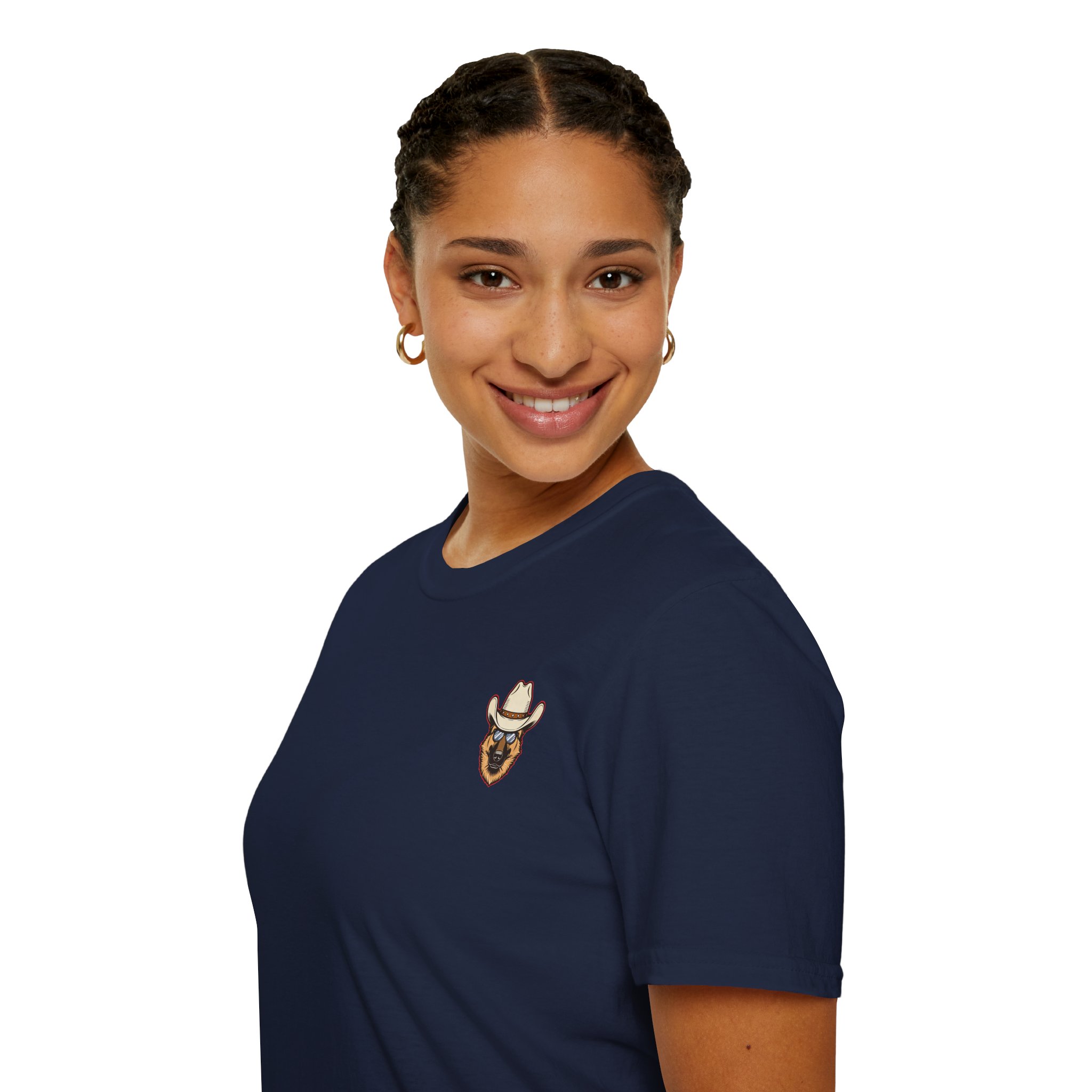 Sheriff Lawdogs T-Shirt — Cowboy Bear Badge Graphic Tee - Image 27