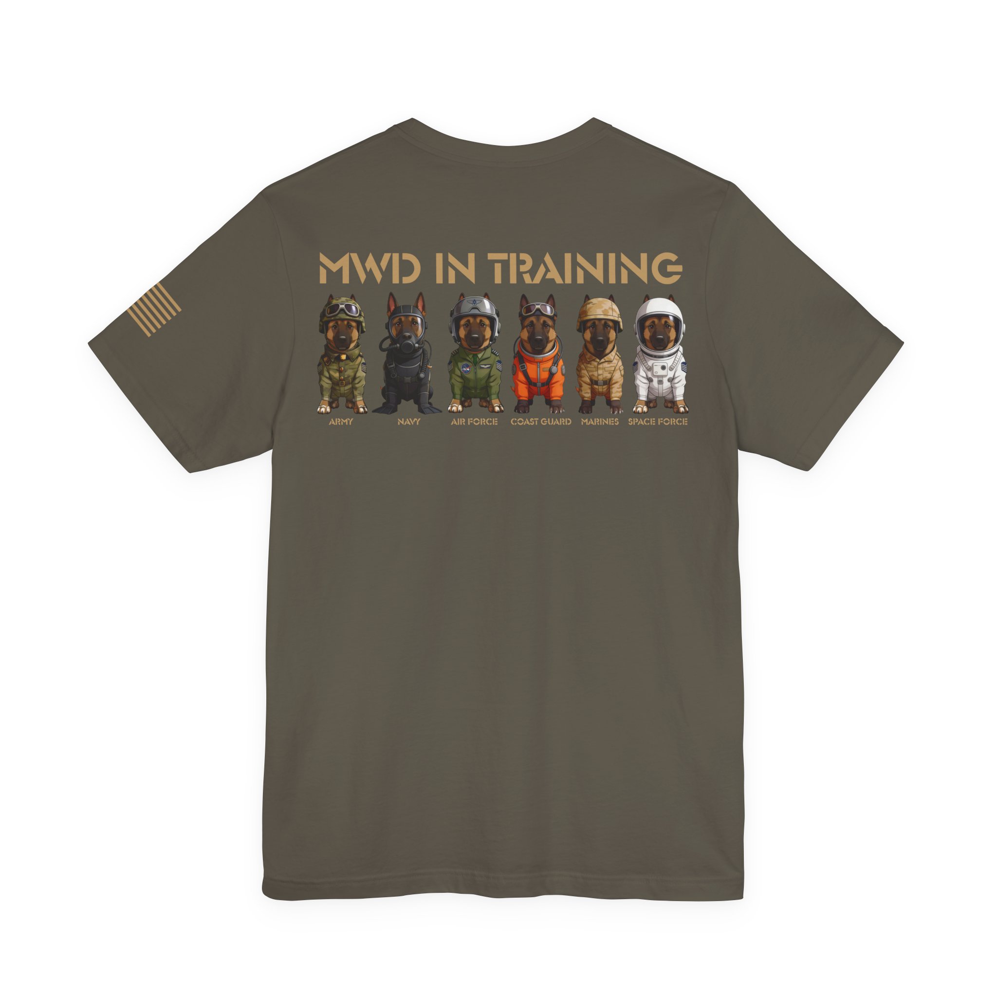 MWD In Training Tee — Military Working Dog Puppies Graphic T‑Shirt - Image 7