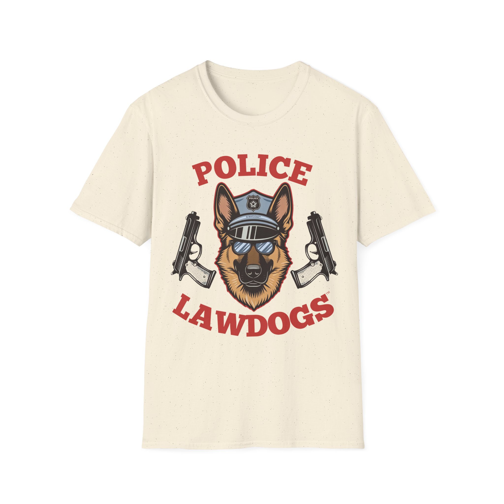 Police Lawdogs T-Shirt – K9 Handler German Shepherd Badge Tee - Image 17