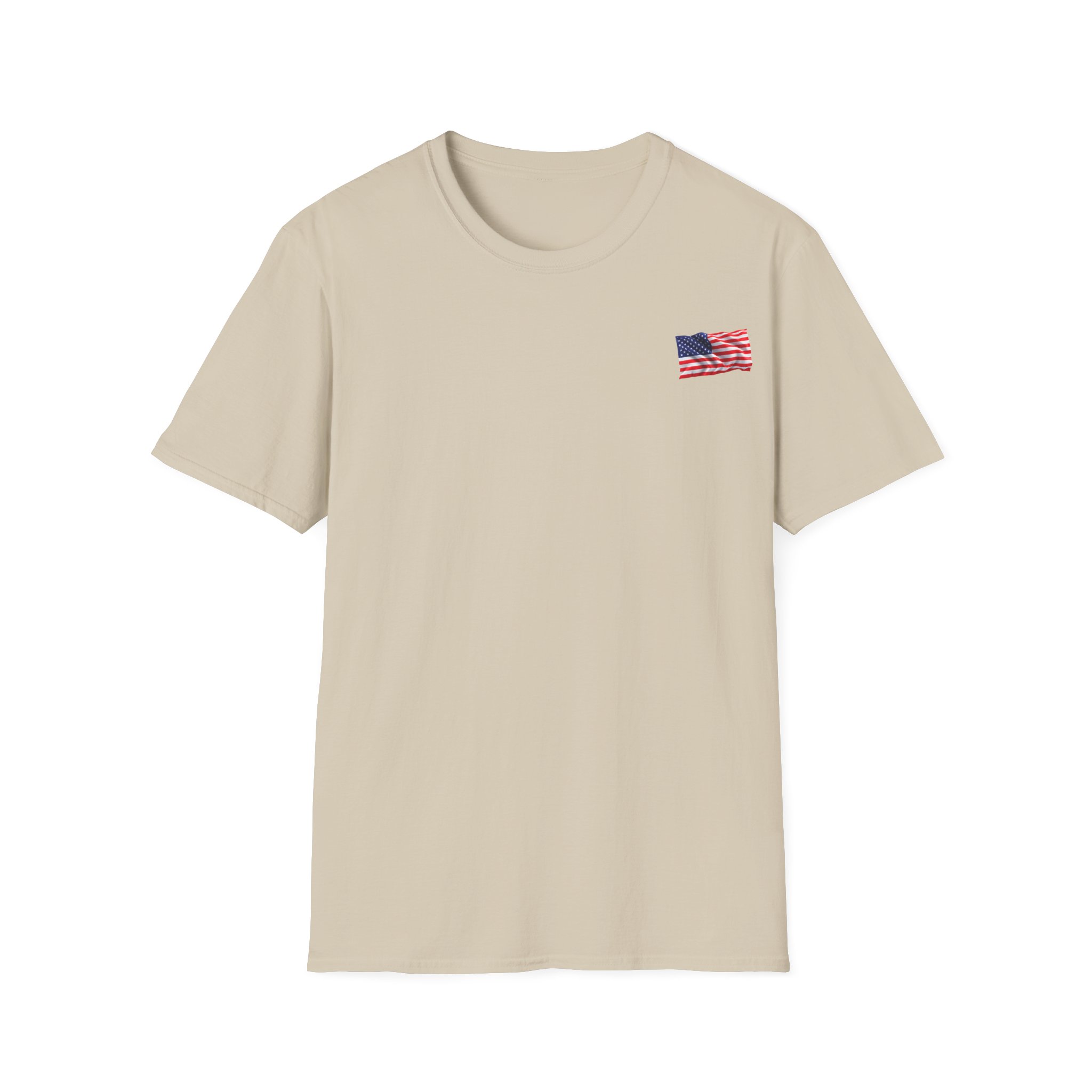 Veteran Space Force T-Shirt — "Land of the Free...Because of the Brave" USA Flag - Image 13
