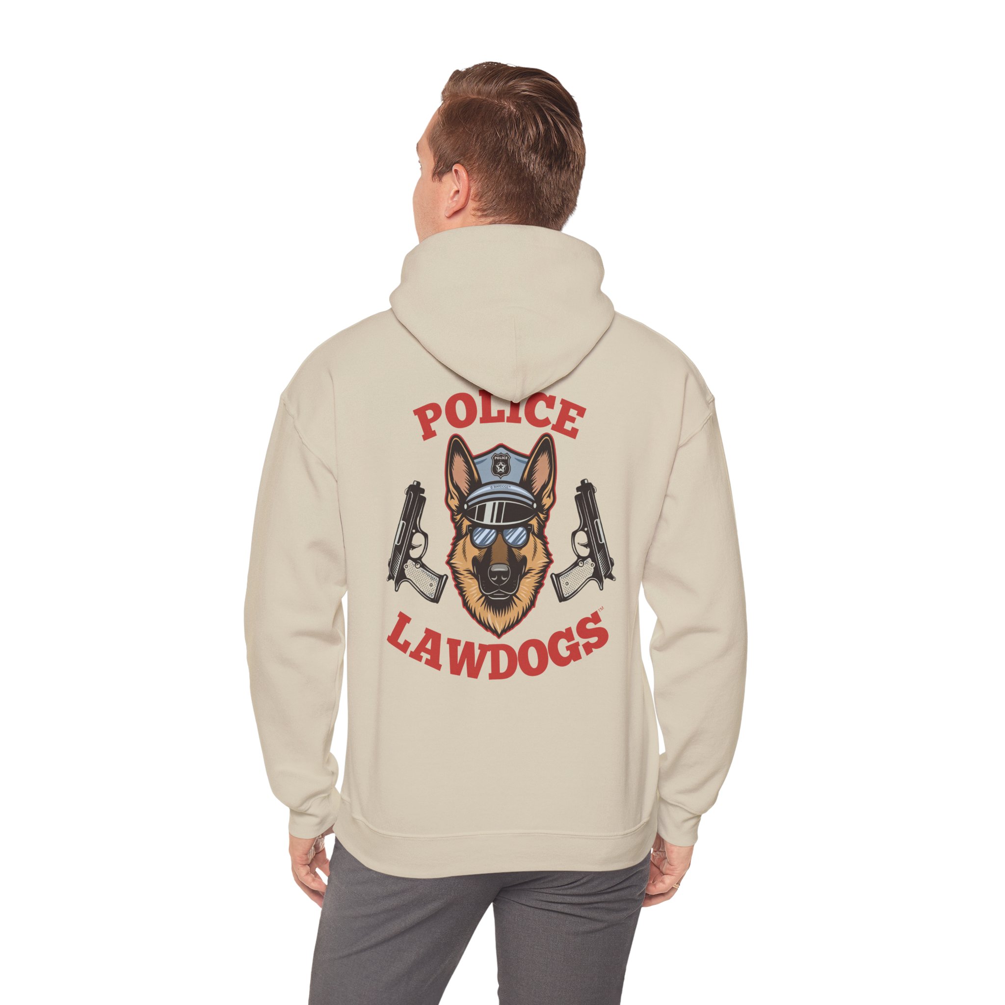 Police Lawdogs Hoodie — K9 Unit German Shepherd Tactical Pullover - Image 2