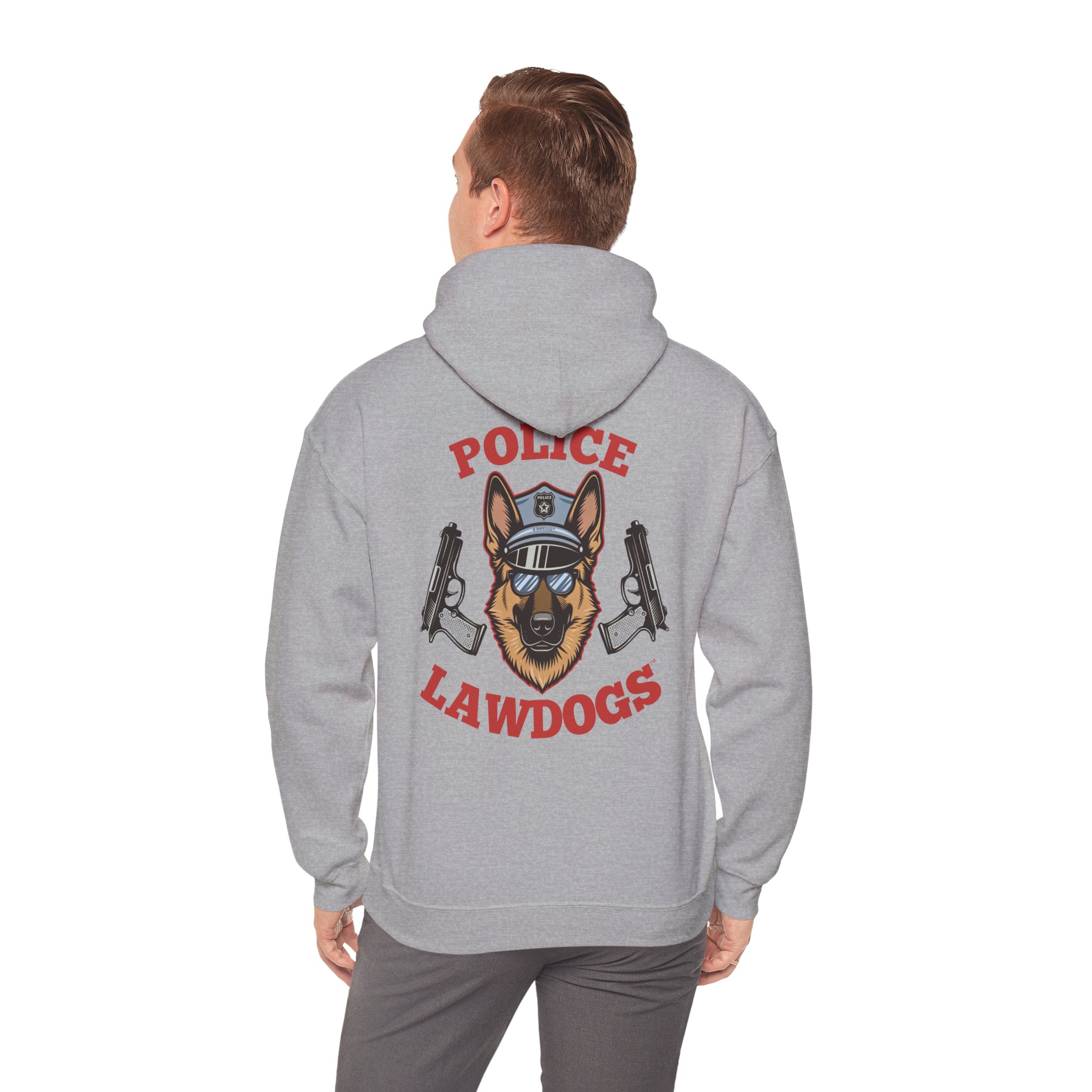 Police Lawdogs Hoodie — K9 Unit German Shepherd Tactical Pullover - Image 6