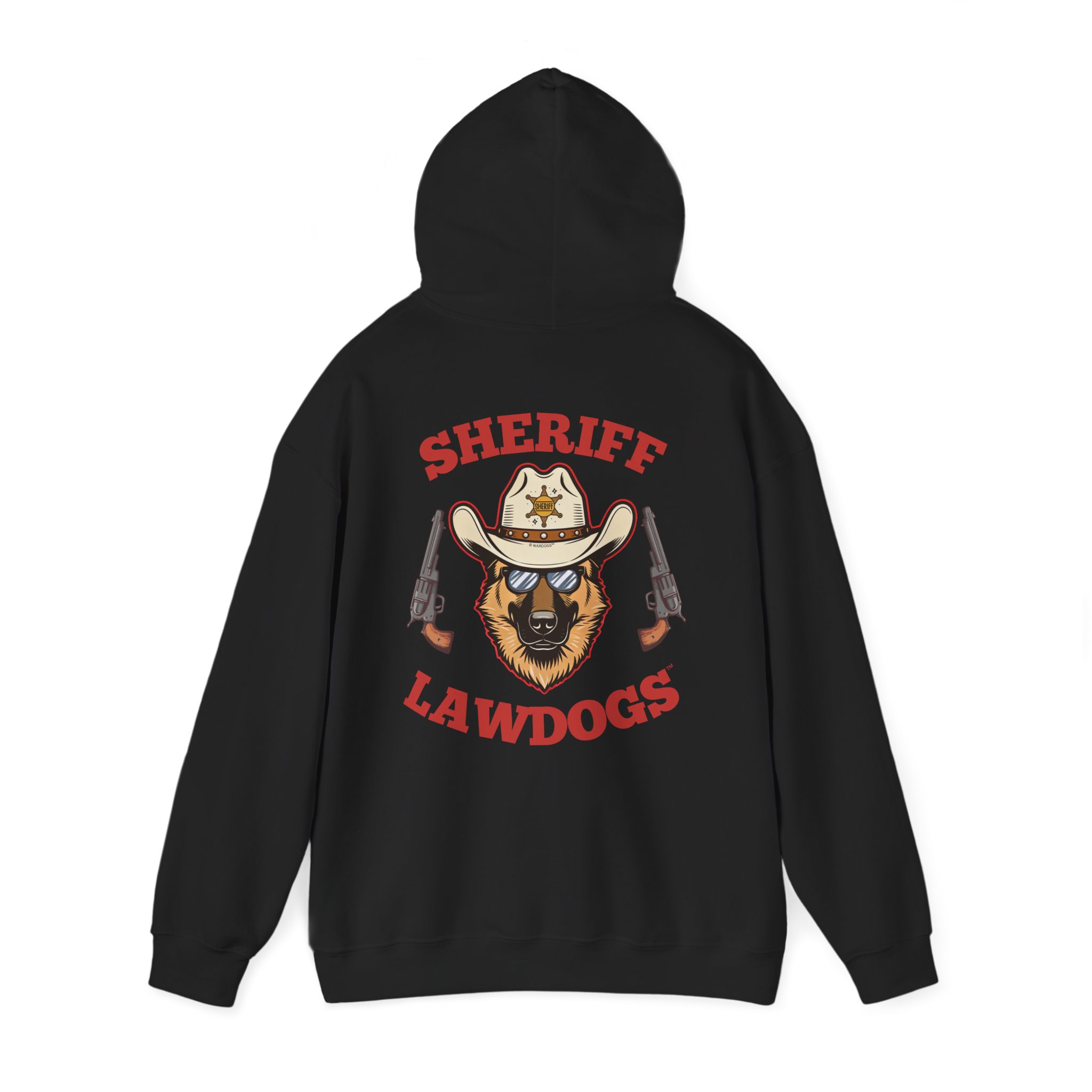 Sheriff Lawdogs Hoodie — Western German Shepherd Sheriff Pullover - Image 3