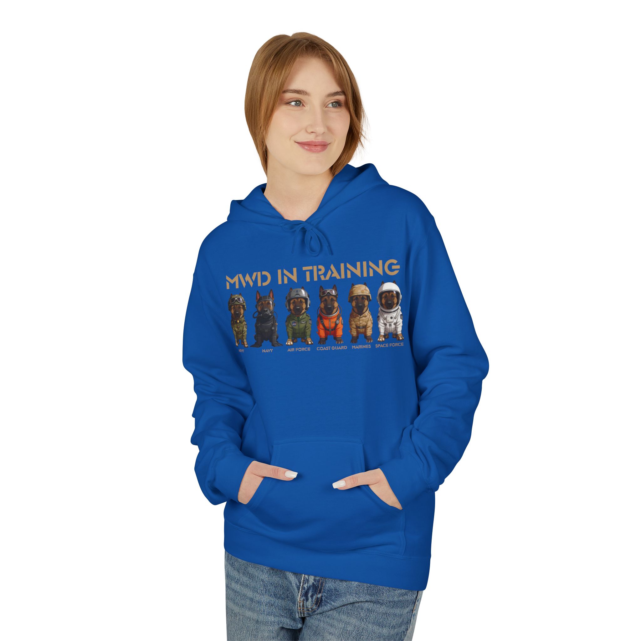 MWD in Training Hoodie — Military Working Dog Puppy Squad Sweatshirt - Image 20