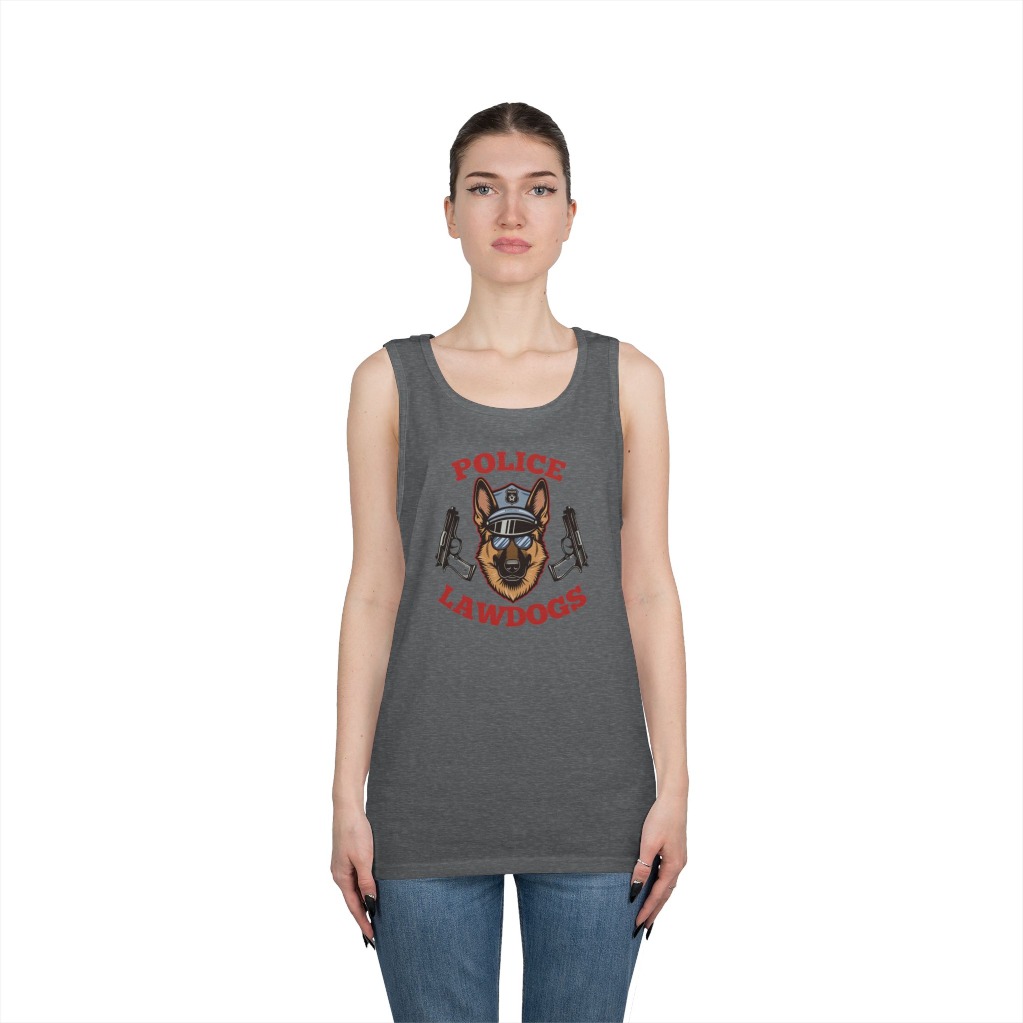 Police Lawdogs Tank Top — K9 Unit Tribute Muscle Tee - Image 15