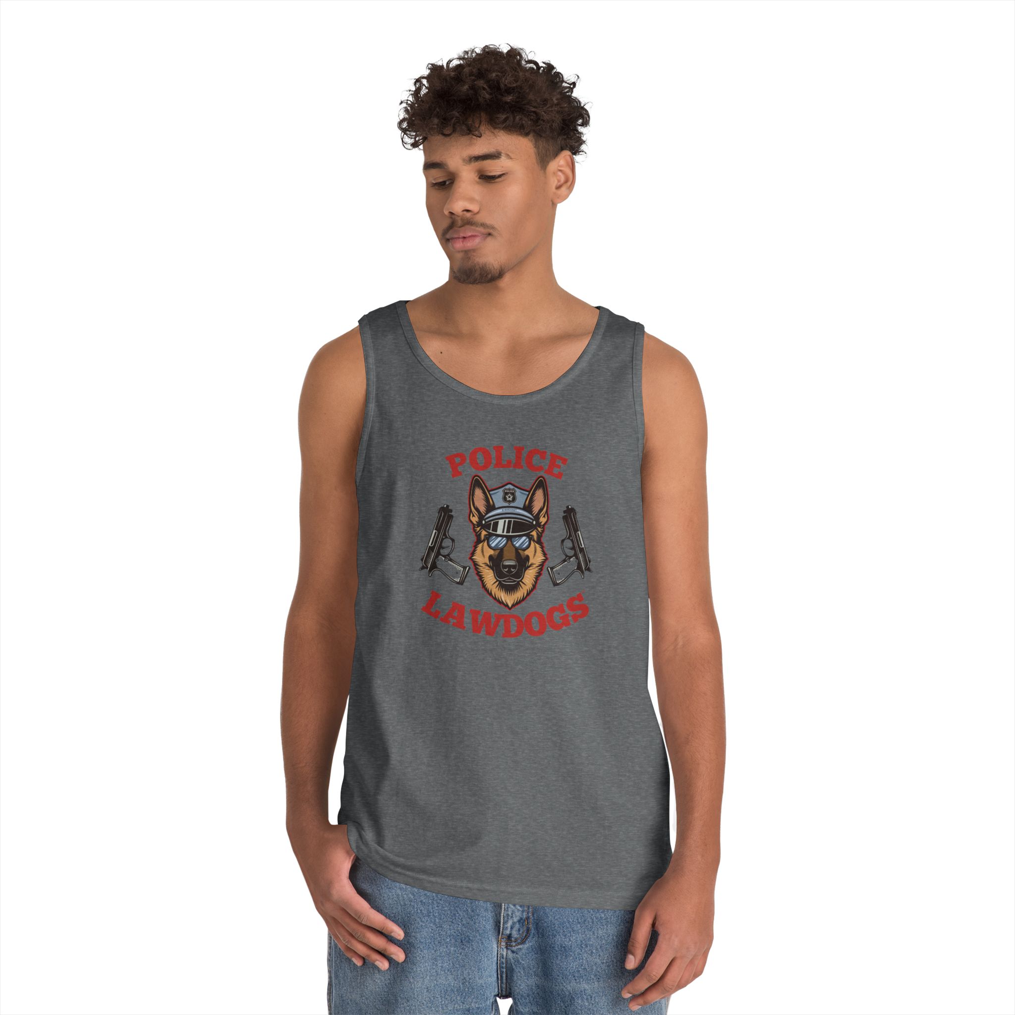 Police Lawdogs Tank Top — K9 Unit Tribute Muscle Tee - Image 16