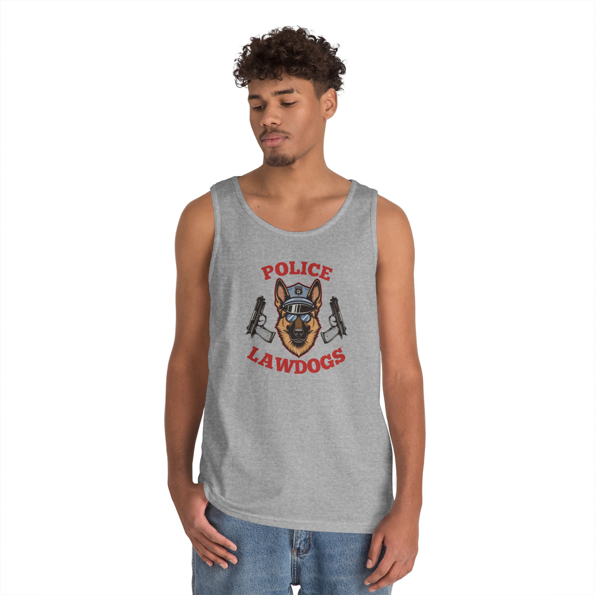 Police Lawdogs Tank Top — K9 Unit Tribute Muscle Tee - Image 12
