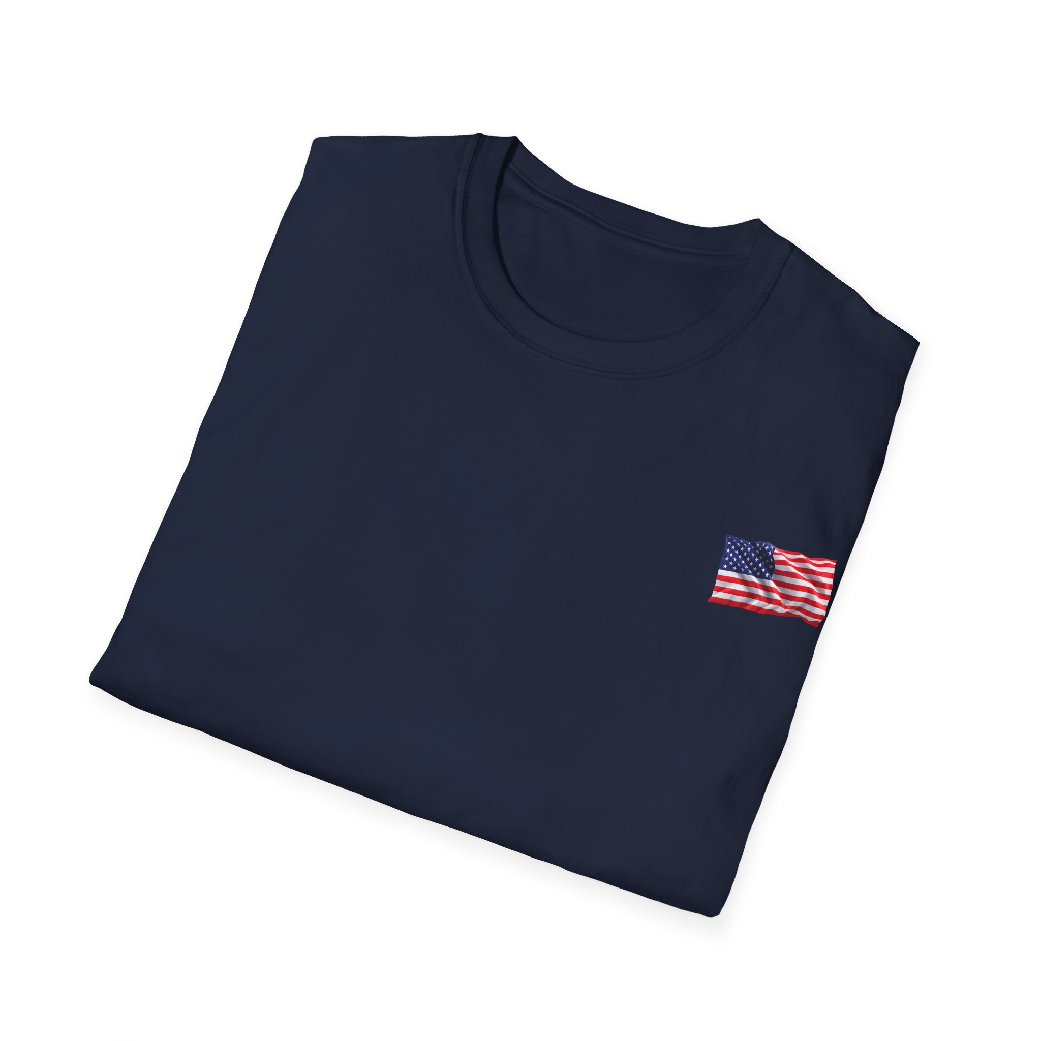 Veteran Space Force T-Shirt — "Land of the Free...Because of the Brave" USA Flag - Image 16