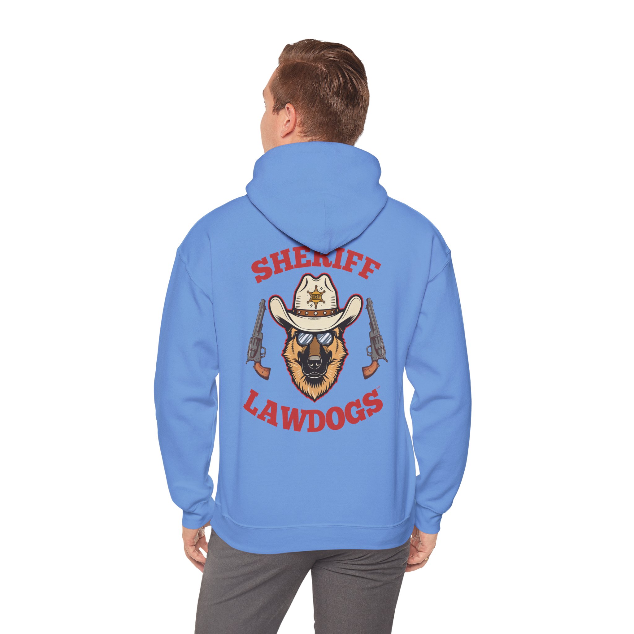 Sheriff Lawdogs Hoodie — Western German Shepherd Sheriff Pullover - Image 12